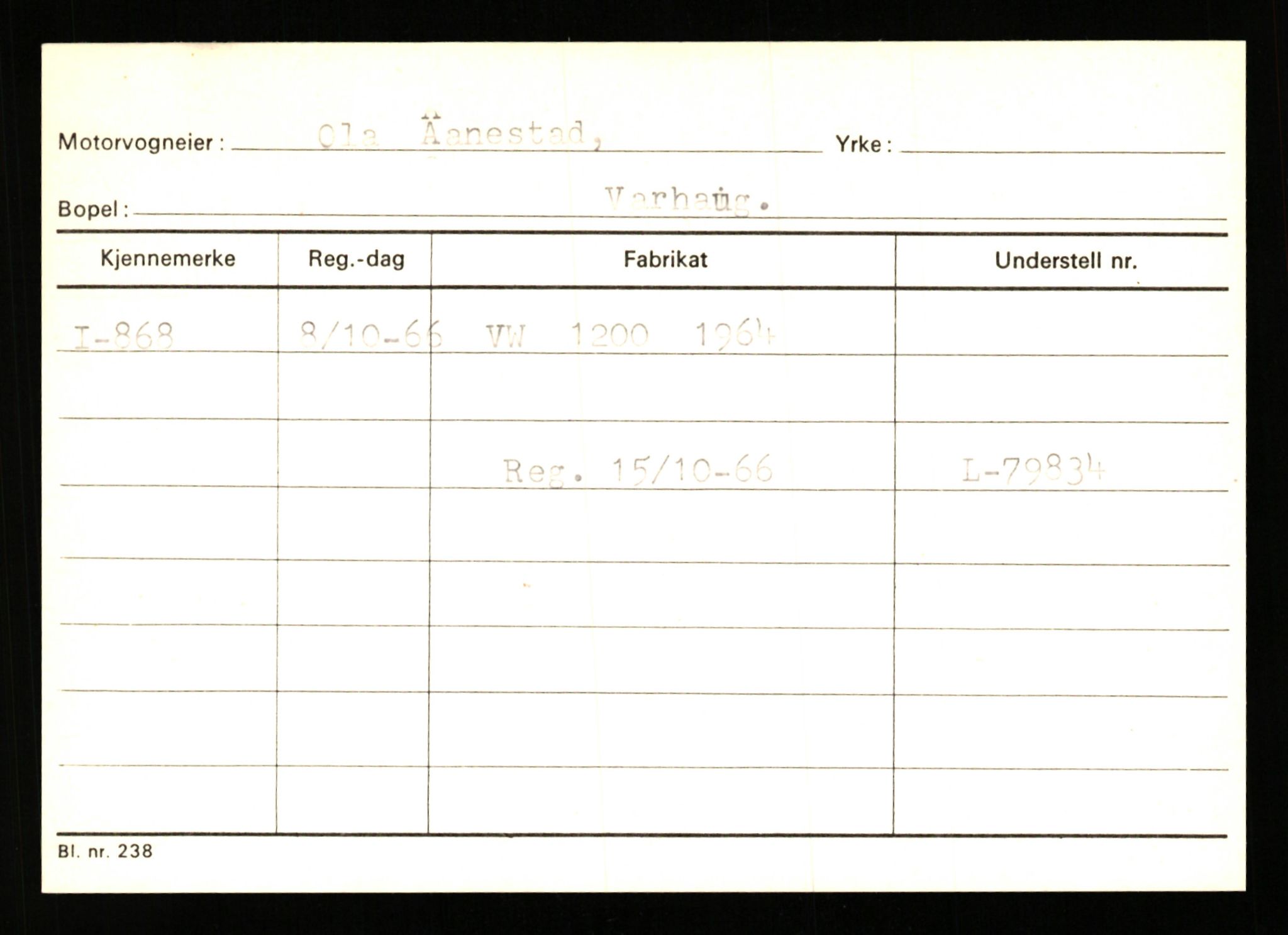 Stavanger trafikkstasjon, AV/SAST-A-101942/0/G/L0001: Registreringsnummer: 0 - 5782, 1930-1971, p. 529