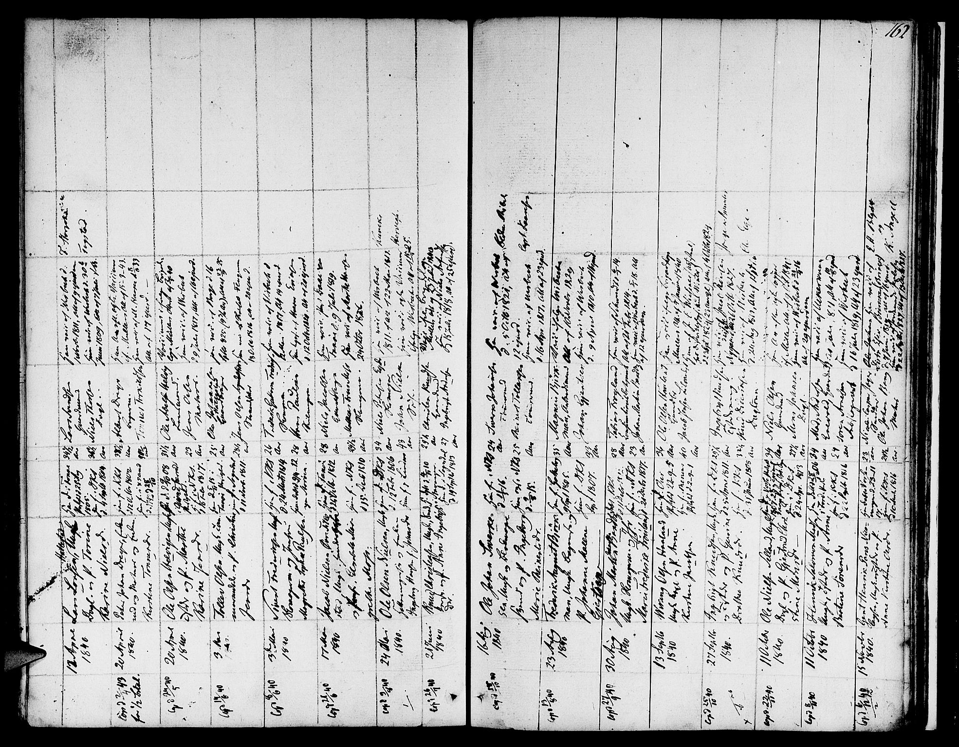 Nykirken Sokneprestembete, SAB/A-77101/H/Hab: Parish register (copy) no. A 2, 1782-1847, p. 162