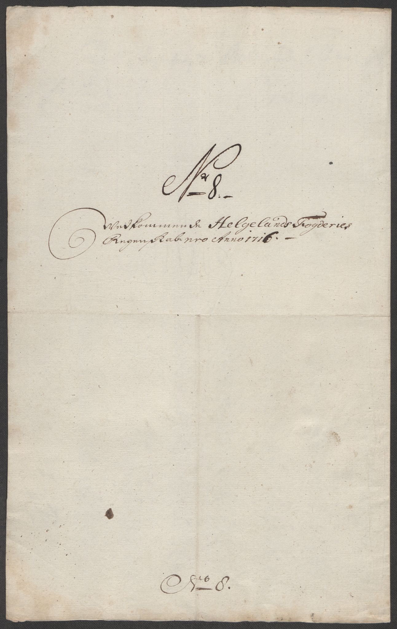 Rentekammeret inntil 1814, Reviderte regnskaper, Fogderegnskap, AV/RA-EA-4092/R65/L4514: Fogderegnskap Helgeland, 1716, p. 139