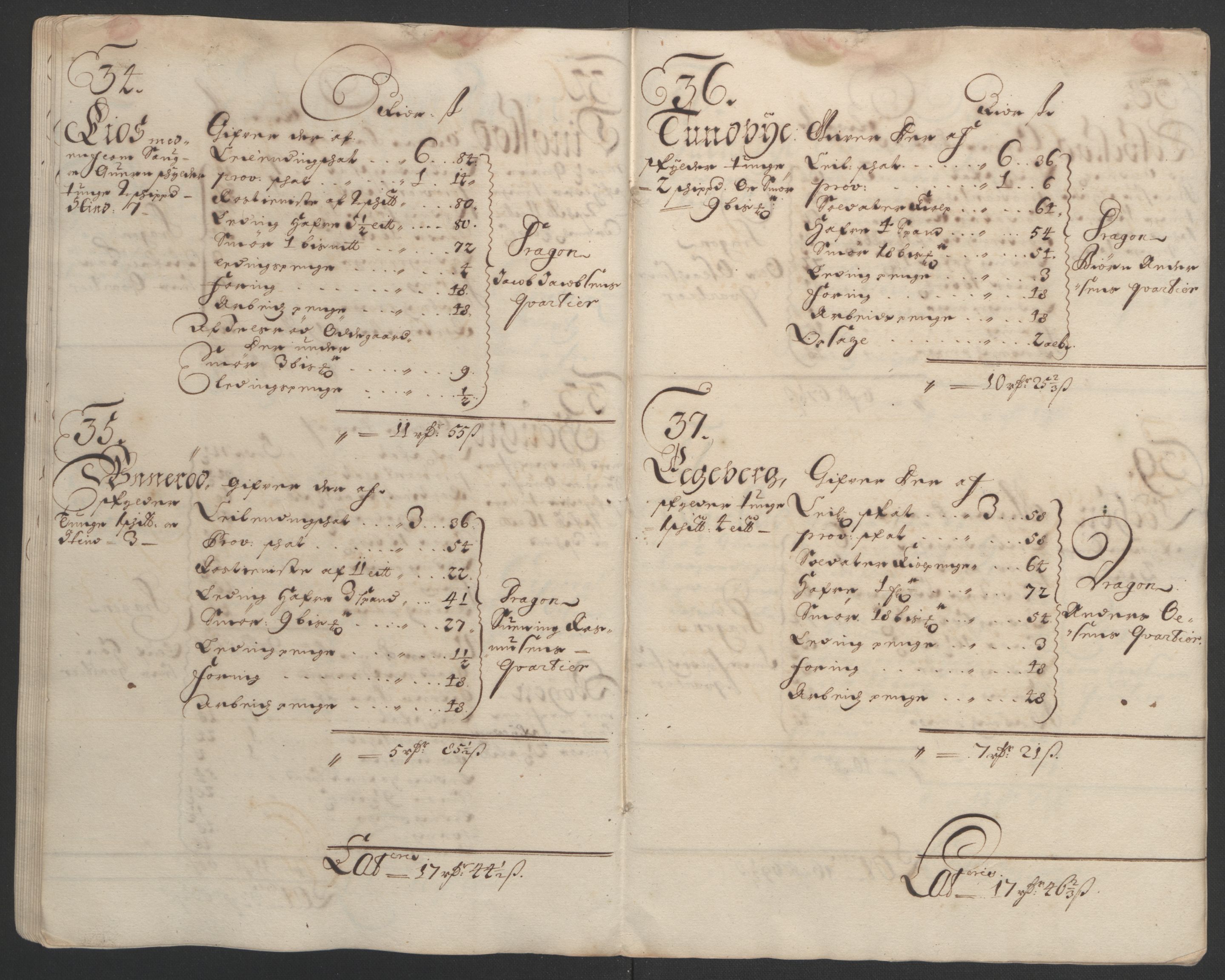 Rentekammeret inntil 1814, Reviderte regnskaper, Fogderegnskap, AV/RA-EA-4092/R07/L0284: Fogderegnskap Rakkestad, Heggen og Frøland, 1694, p. 266