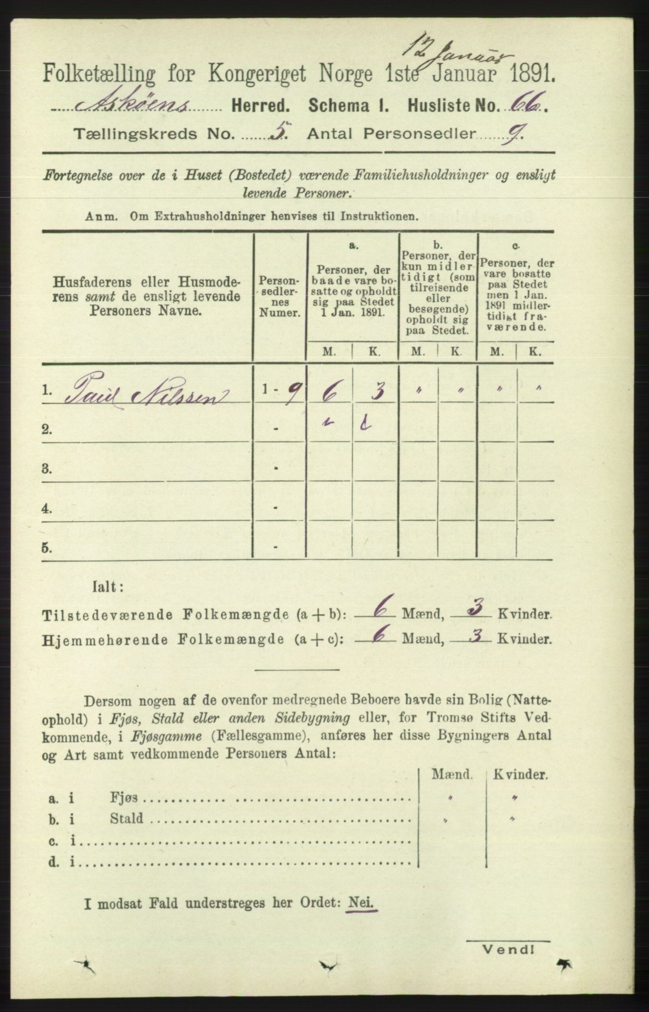 RA, 1891 census for 1247 Askøy, 1891, p. 3488