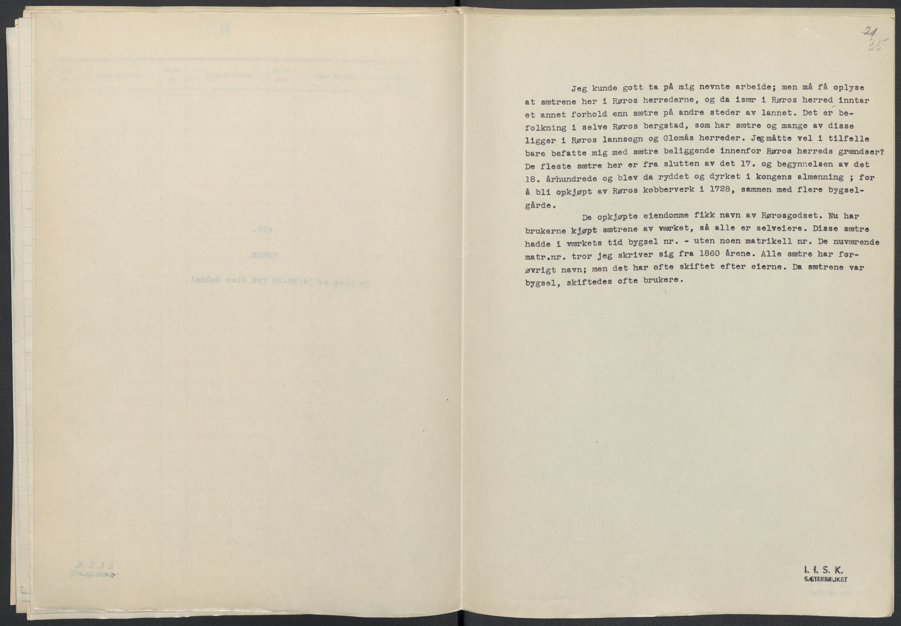 Instituttet for sammenlignende kulturforskning, RA/PA-0424/F/Fc/L0014/0001: Eske B14: / Sør-Trøndelag (perm XXXIX), 1934-1939, p. 35