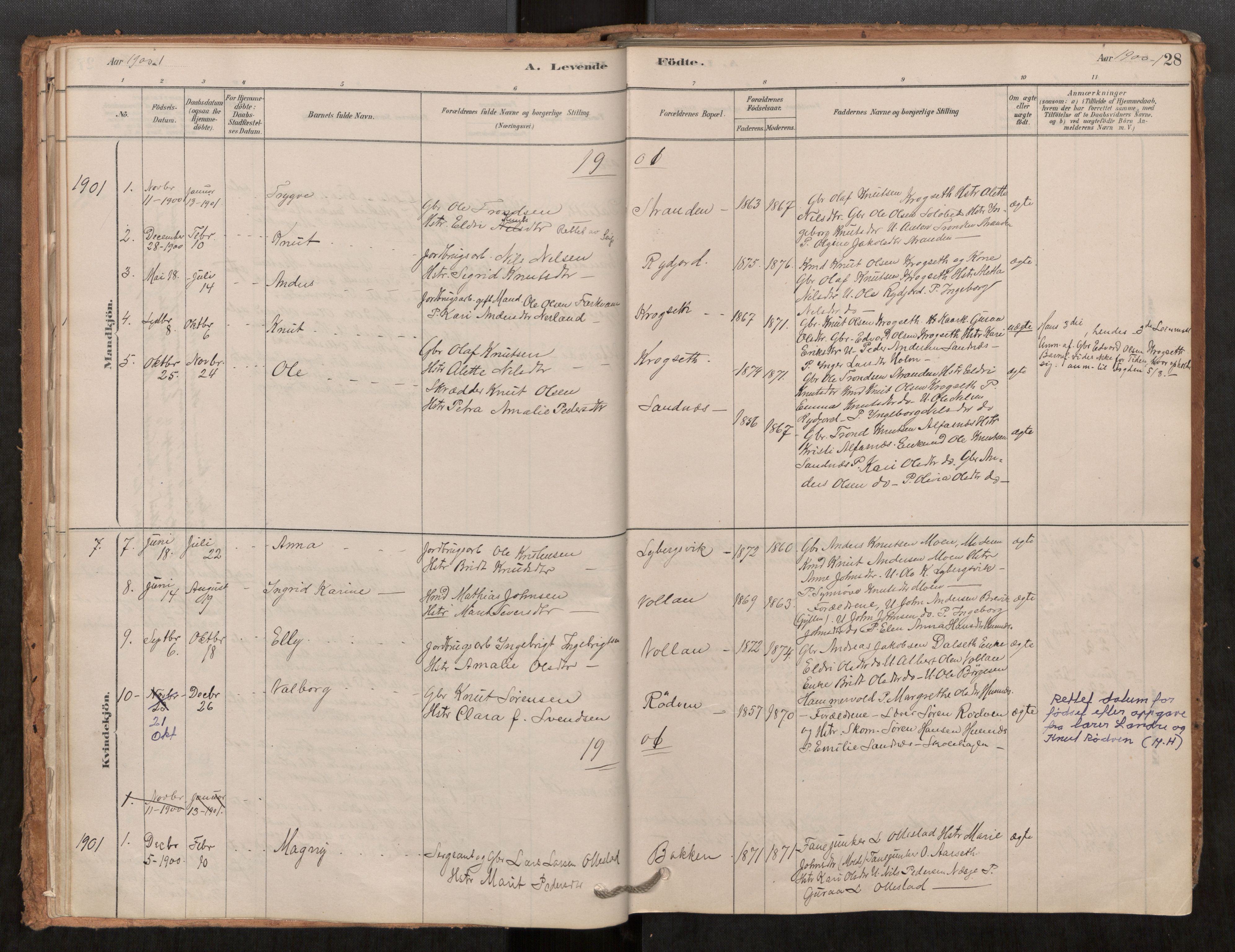 Ministerialprotokoller, klokkerbøker og fødselsregistre - Møre og Romsdal, AV/SAT-A-1454/548/L0615: Parish register (official) no. 548A02, 1878-1906, p. 28