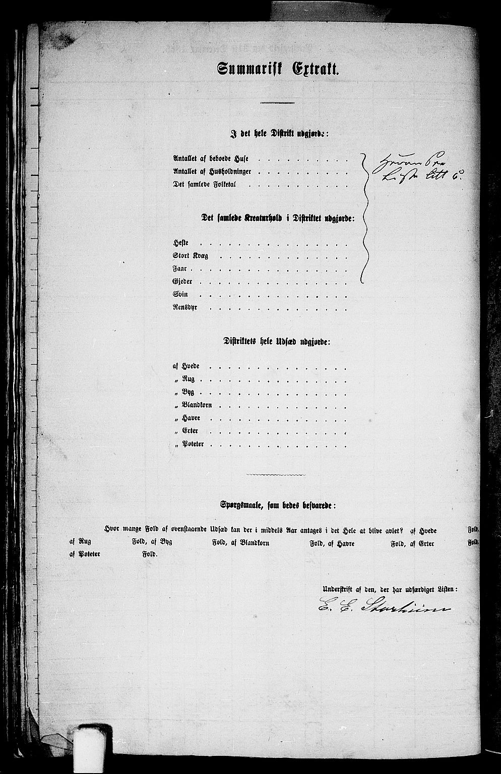 RA, 1865 census for Manger, 1865, p. 200