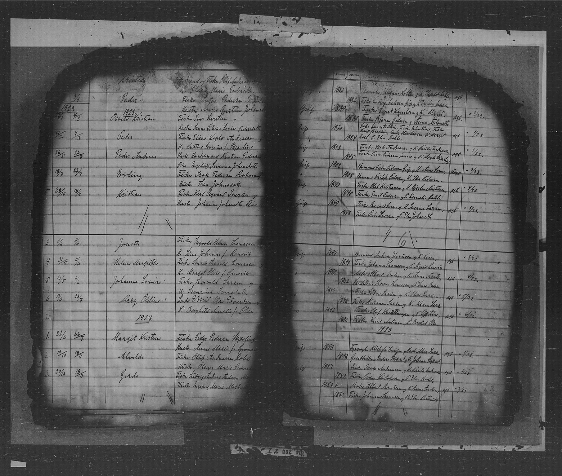 Kristiansund sokneprestkontor, AV/SAT-A-1068/1/I/I1: Parish register (official) no. 37, 1920-1950, p. 6