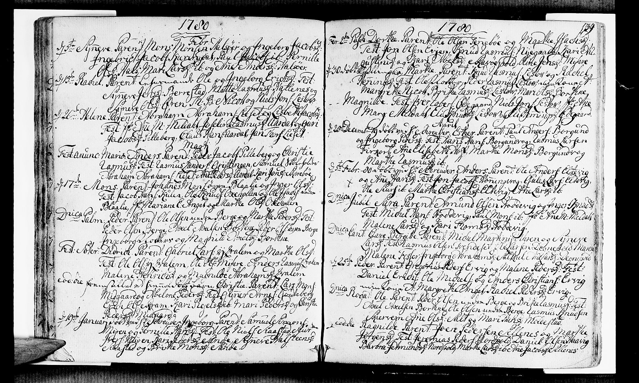 Selje sokneprestembete, SAB/A-99938/H/Ha/Haa/Haaa: Parish register (official) no. A 5, 1760-1782, p. 139