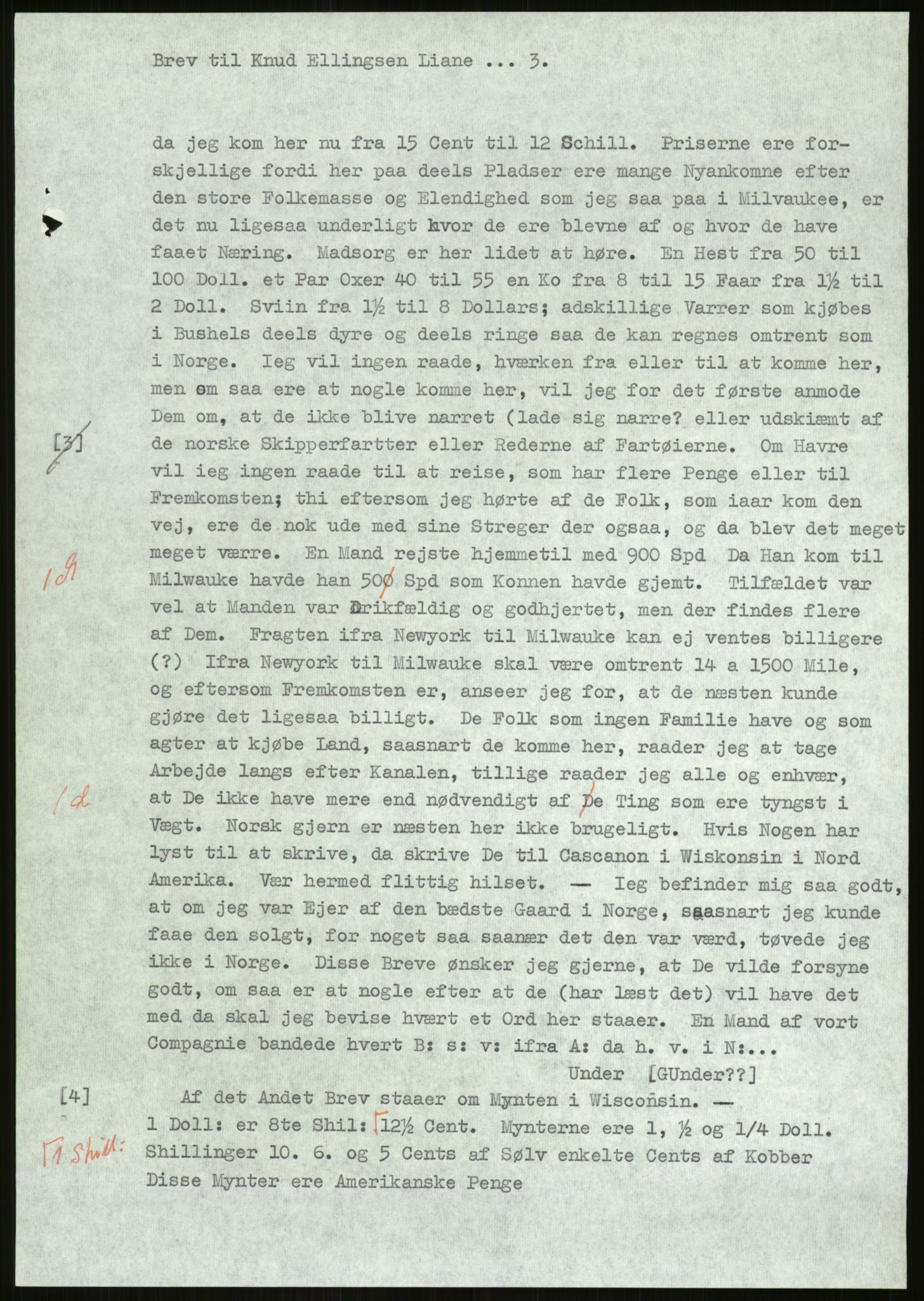 Samlinger til kildeutgivelse, Amerikabrevene, AV/RA-EA-4057/F/L0026: Innlån fra Aust-Agder: Aust-Agder-Arkivet - Erickson, 1838-1914, p. 397