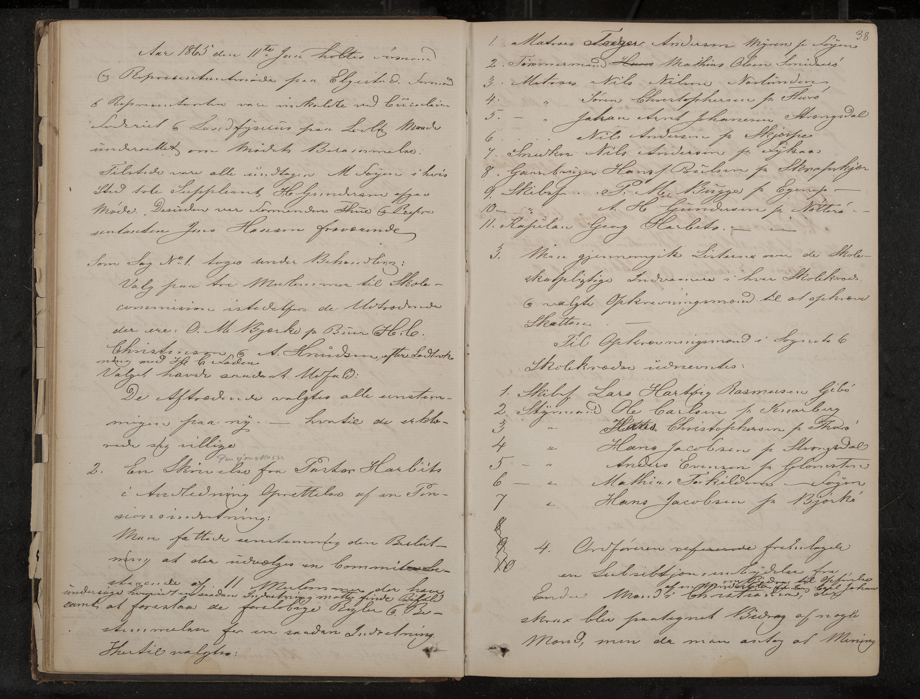 Nøtterøy formannskap og sentraladministrasjon, IKAK/0722021-1/A/Aa/L0002: Møtebok, 1862-1873, p. 38