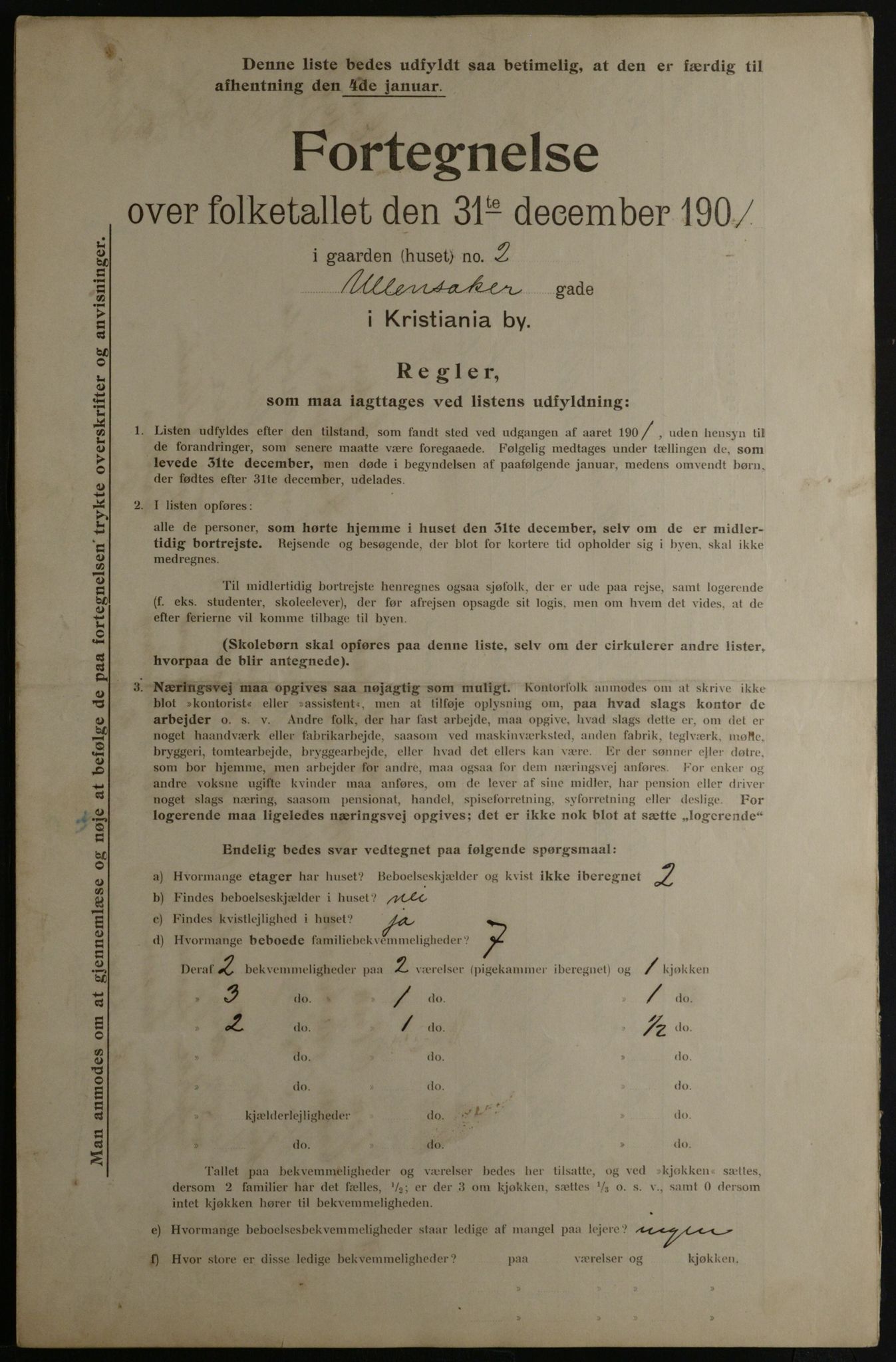OBA, Municipal Census 1901 for Kristiania, 1901, p. 18222