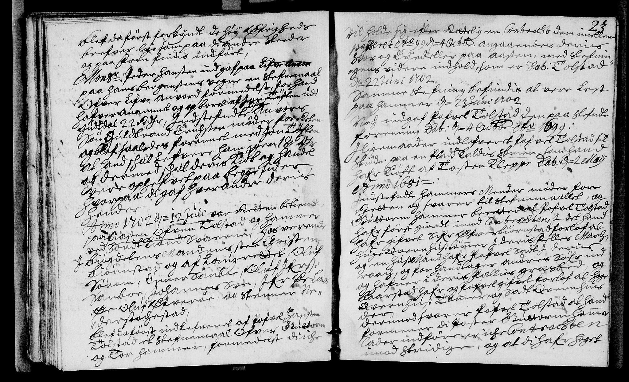 Sorenskriverier i Gudbrandsdalen, AV/SAH-TING-036/G/Gb/Gba/L0030: Tingbok - Nord-Gudbrandsdal, 1702, p. 22b-23a