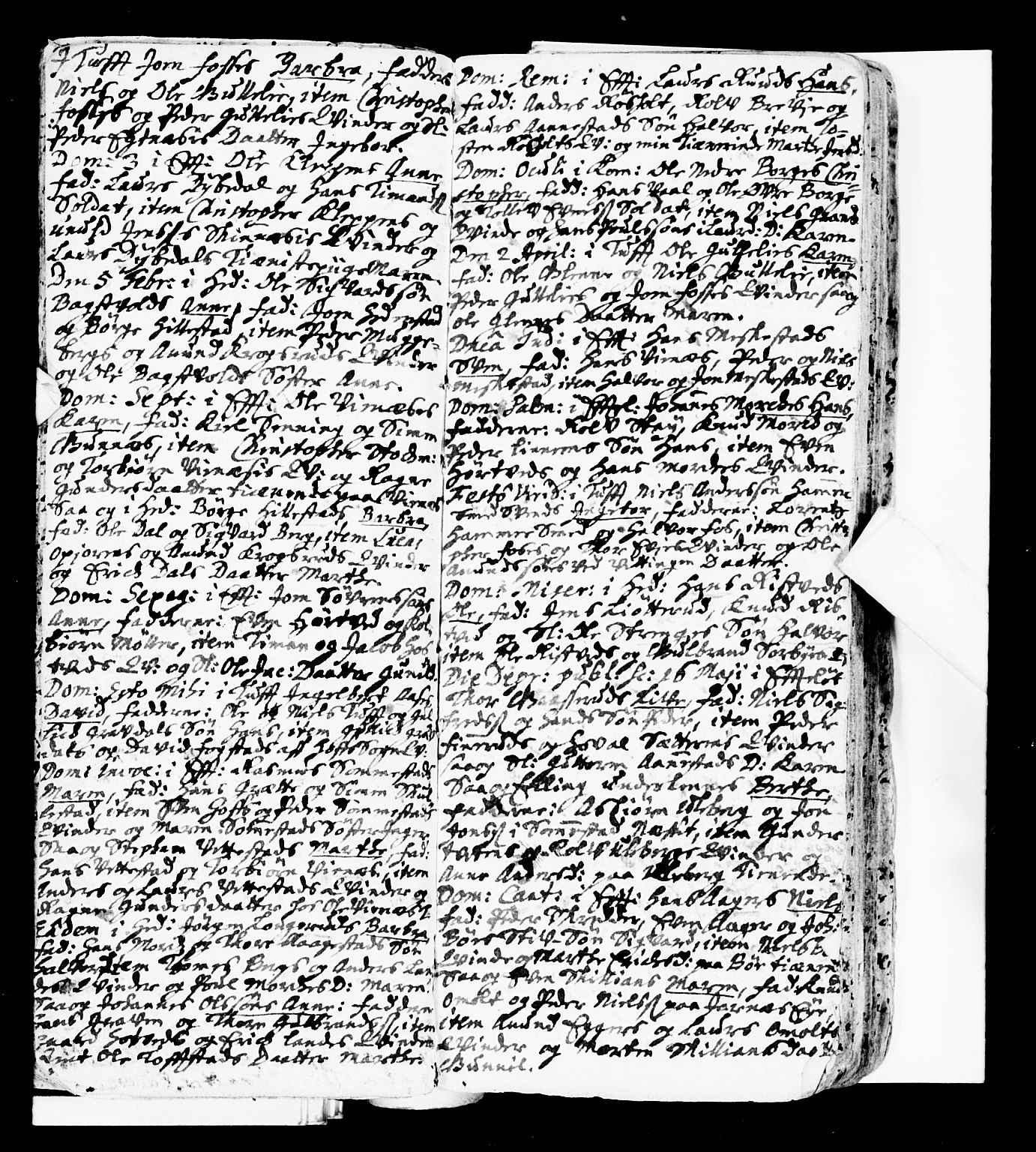 Sandsvær kirkebøker, SAKO/A-244/F/Fa/L0001: Parish register (official) no. I 1, 1665-1725, p. 63