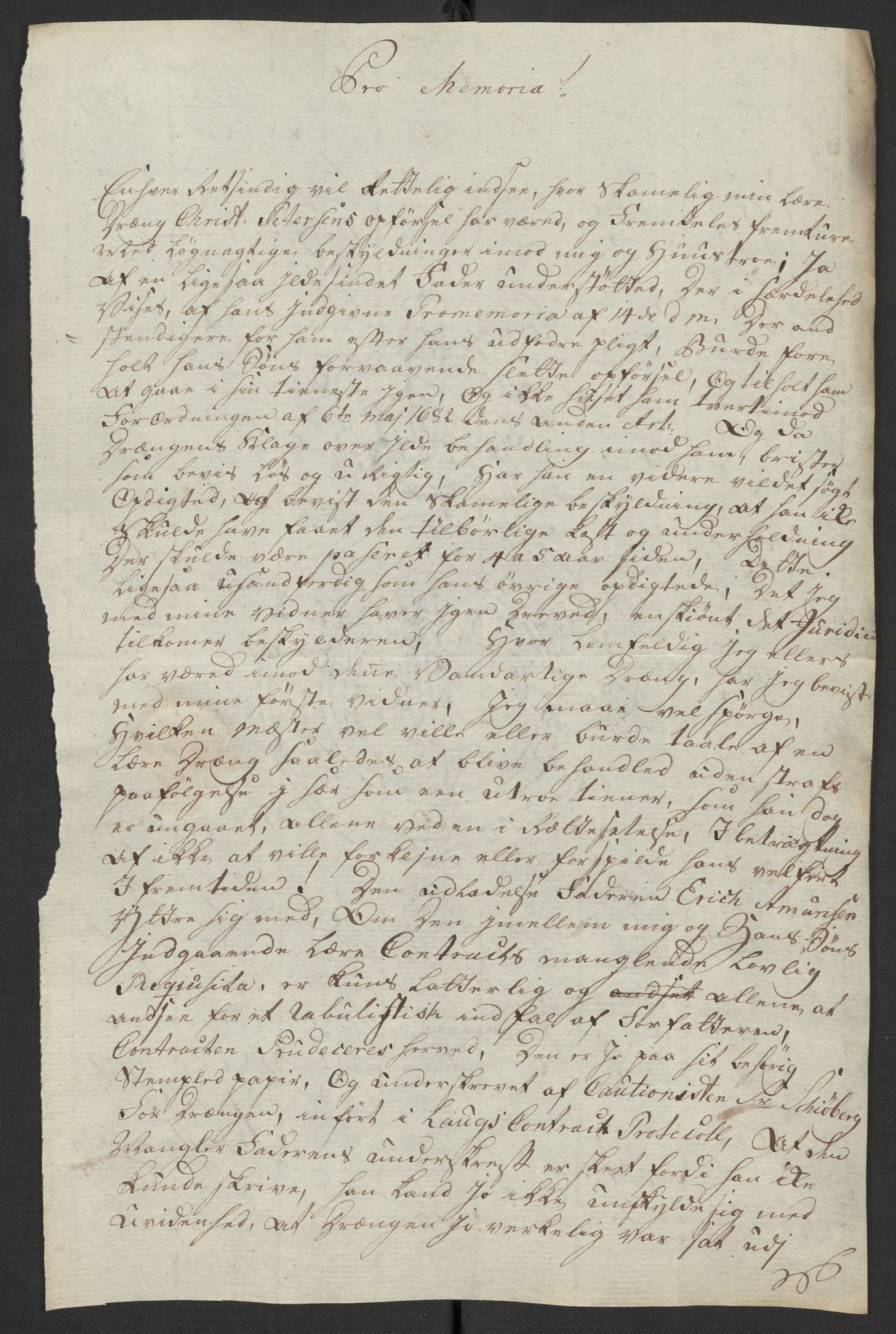 Oslo politidistrikt, AV/SAO-A-10085/D/Da/L0003: Innkomne brev, pro memoria m.v., 1781, p. 299