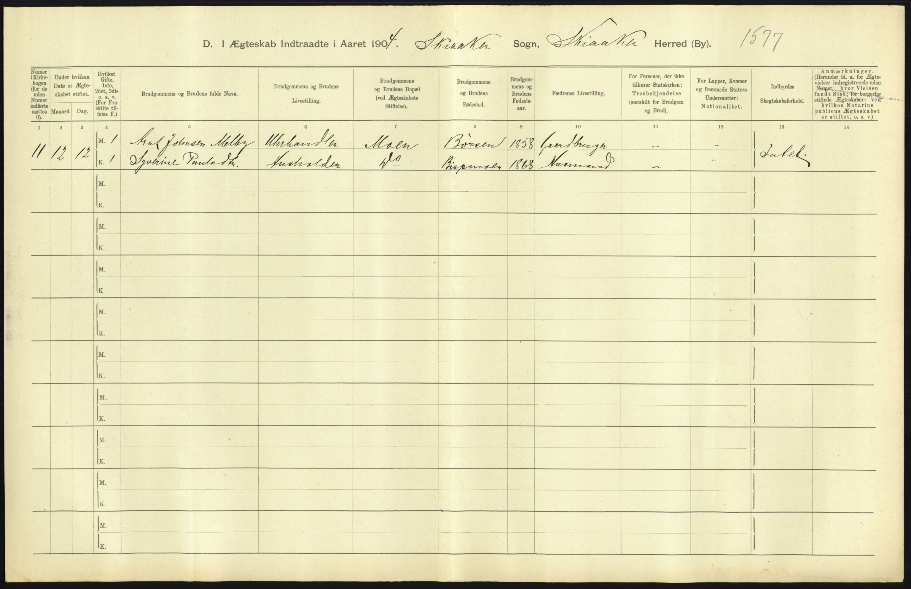 Statistisk sentralbyrå, Sosiodemografiske emner, Befolkning, AV/RA-S-2228/D/Df/Dfa/Dfab/L0006: Kristians amt: Fødte, gifte, døde, 1904, p. 825