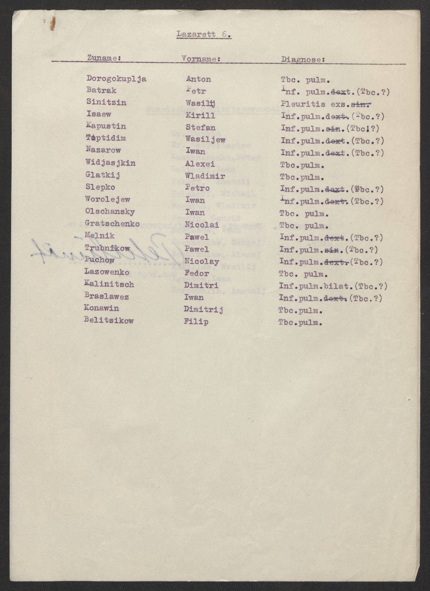 Flyktnings- og fangedirektoratet, Repatrieringskontoret, AV/RA-S-1681/D/Db/L0017: Displaced Persons (DPs) og sivile tyskere, 1945-1948, p. 117