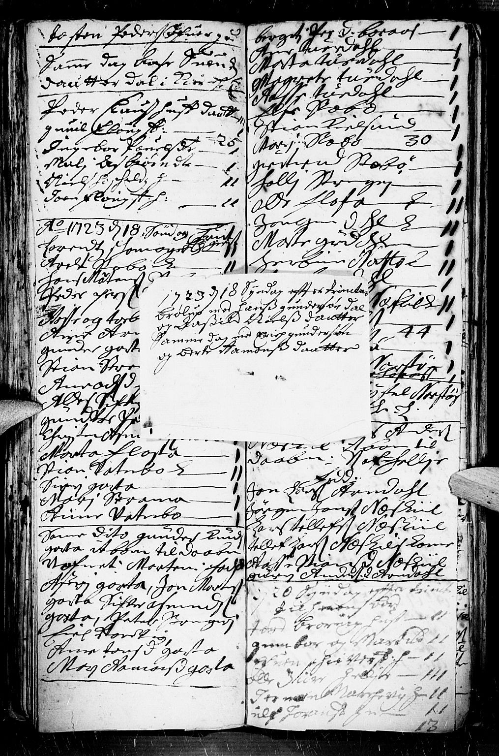 Dypvåg sokneprestkontor, SAK/1111-0007/F/Fb/Fba/L0003: Parish register (copy) no. B 3, 1715-1738, p. 92