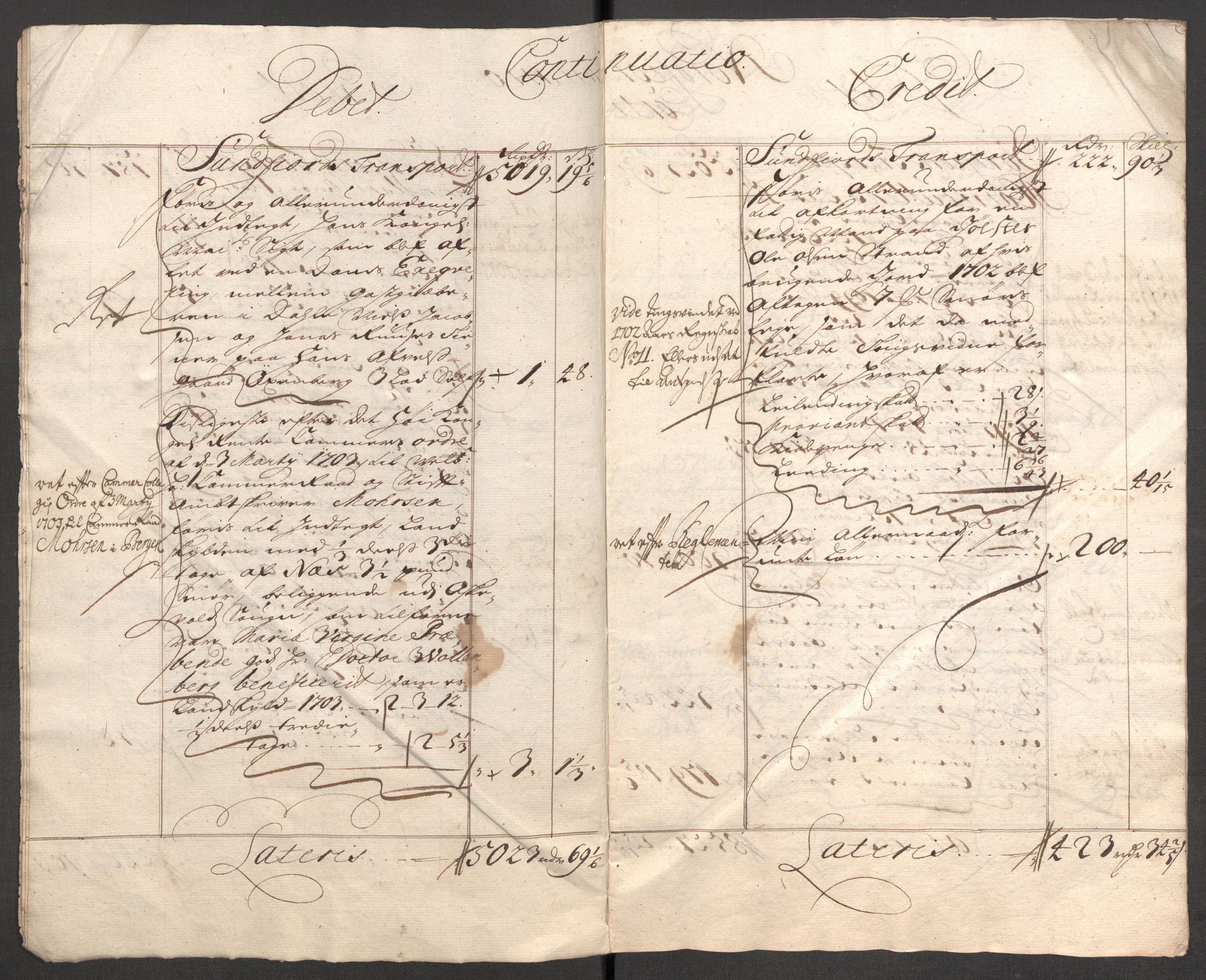 Rentekammeret inntil 1814, Reviderte regnskaper, Fogderegnskap, RA/EA-4092/R53/L3427: Fogderegnskap Sunn- og Nordfjord, 1703, p. 8