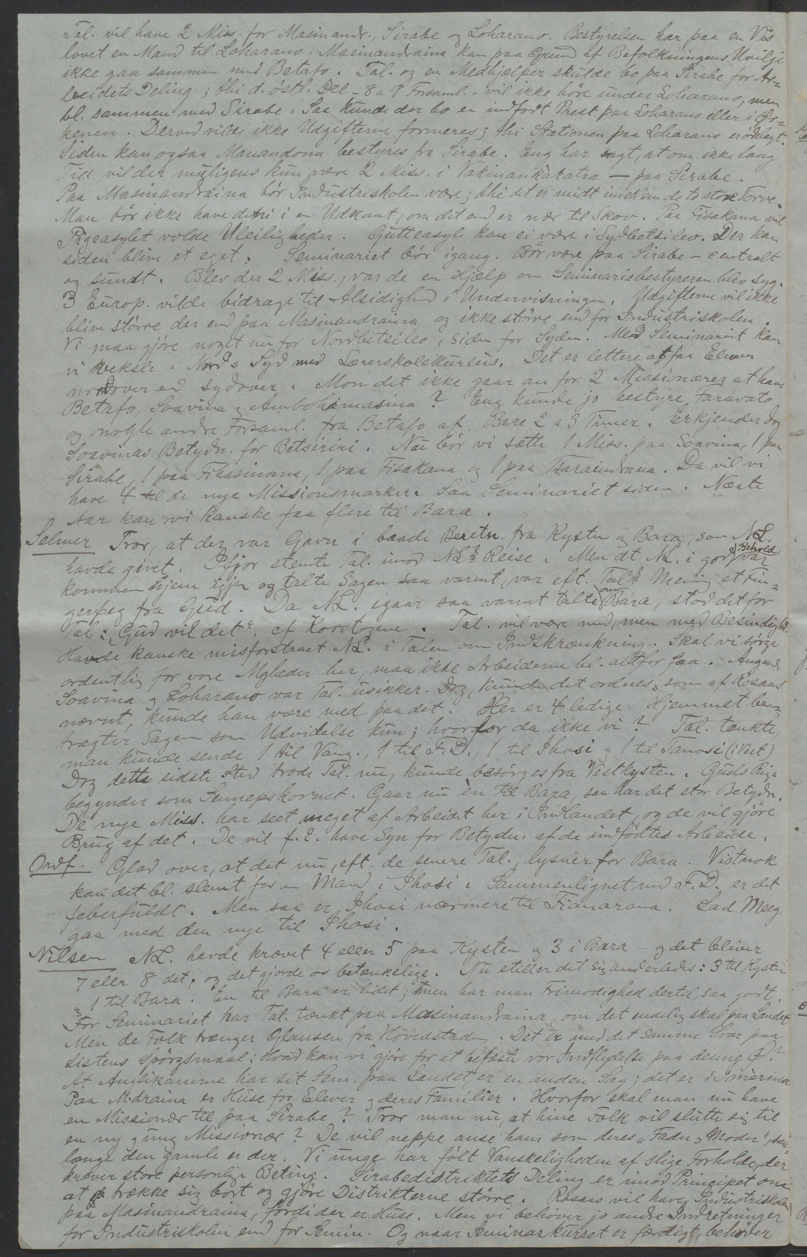 Det Norske Misjonsselskap - hovedadministrasjonen, VID/MA-A-1045/D/Da/Daa/L0037/0006: Konferansereferat og årsberetninger / Konferansereferat fra Madagaskar Innland., 1888