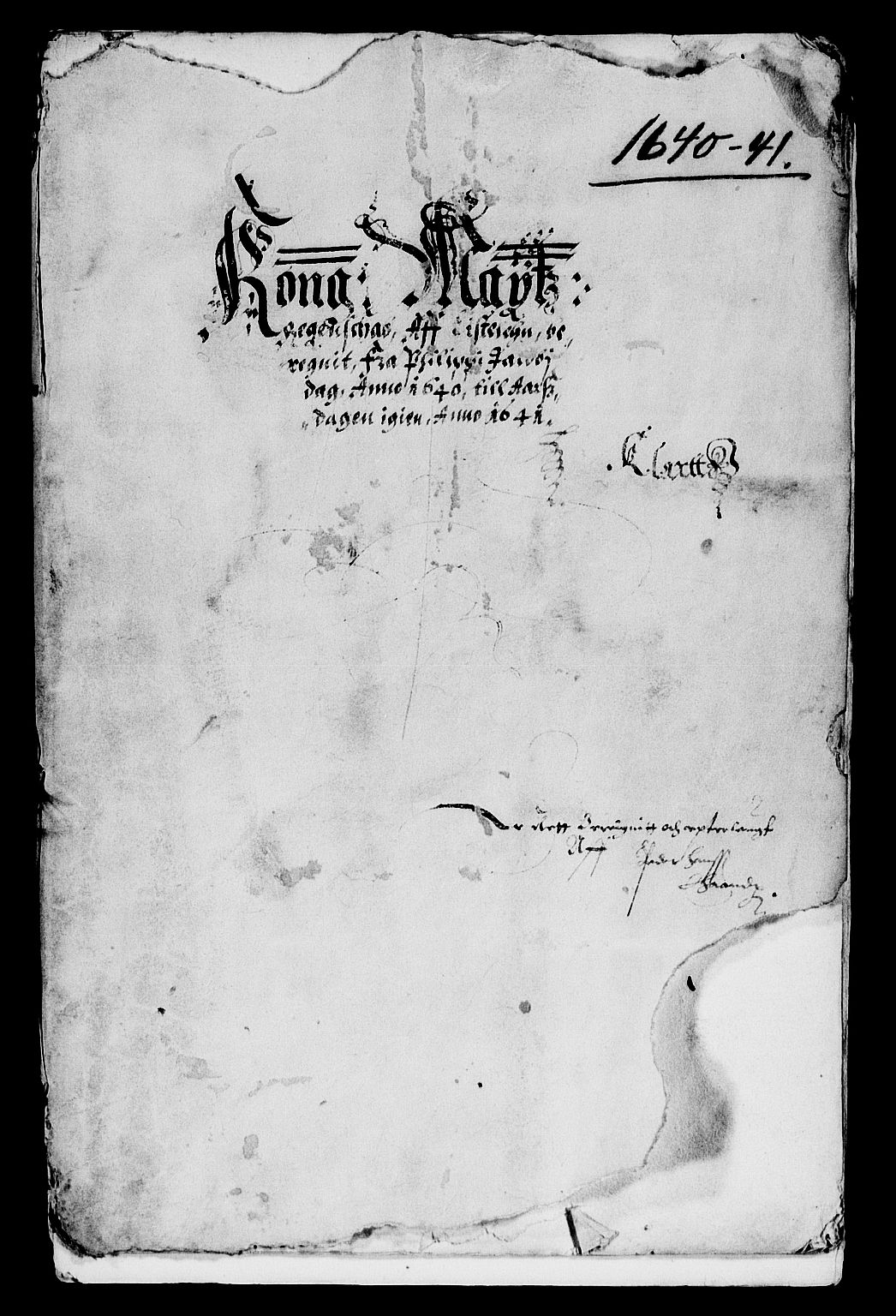 Rentekammeret inntil 1814, Reviderte regnskaper, Lensregnskaper, AV/RA-EA-5023/R/Rb/Rbr/L0013: Lista len, 1640-1642