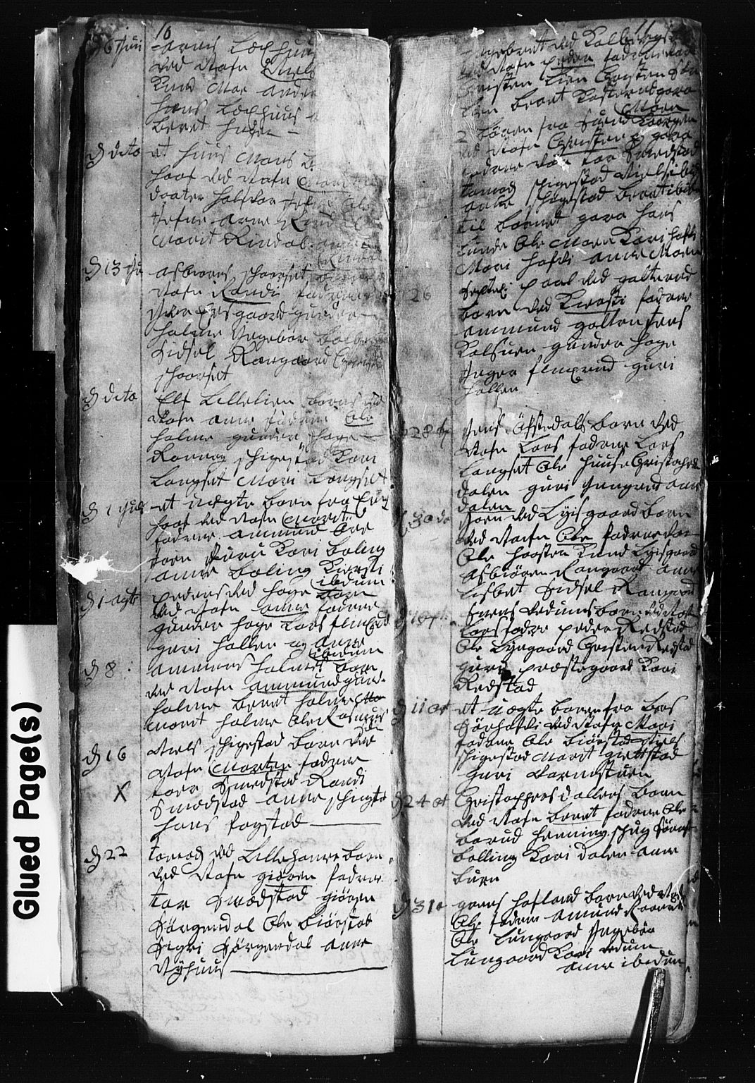Fåberg prestekontor, SAH/PREST-086/H/Ha/Hab/L0001: Parish register (copy) no. 1, 1727-1767, p. 10-11