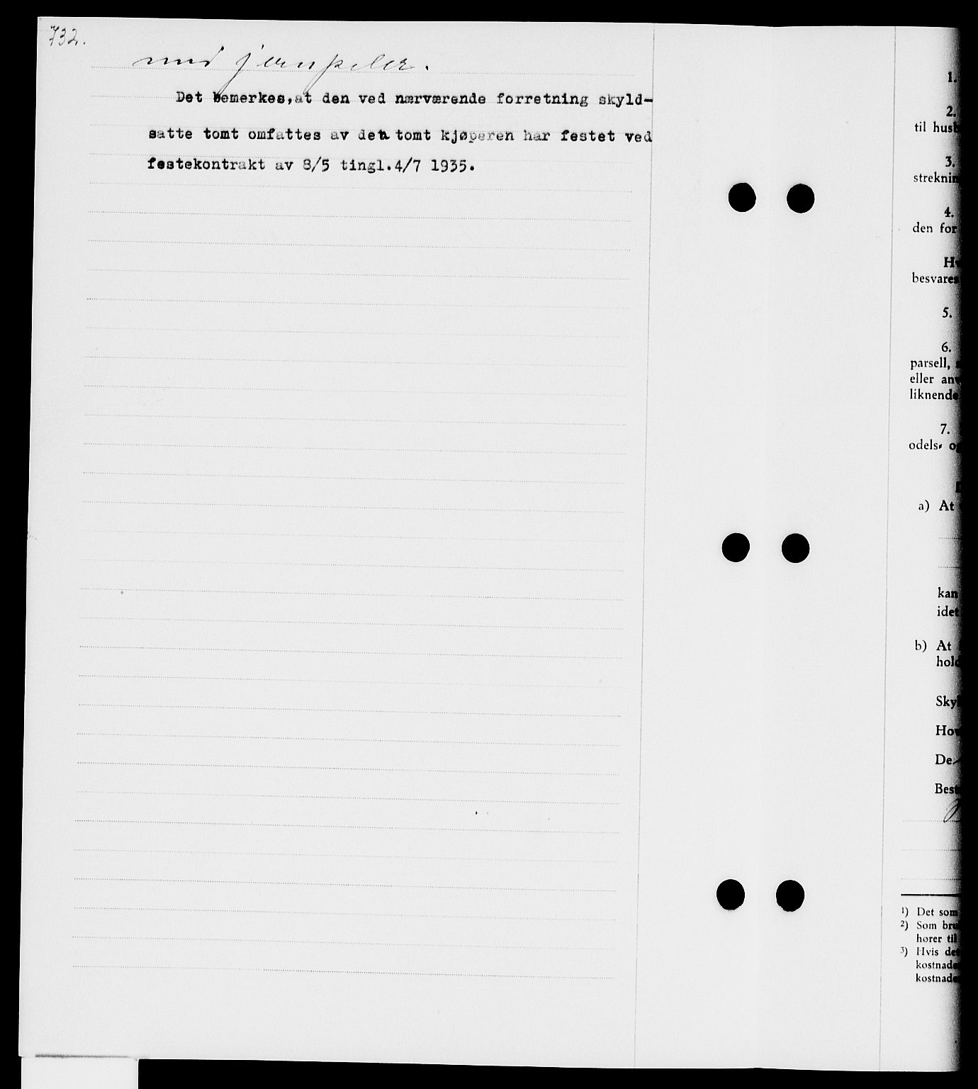 Holmestrand sorenskriveri, AV/SAKO-A-67/G/Ga/Gaa/L0057: Mortgage book no. A-57, 1943-1944, Diary no: : 1455/1943