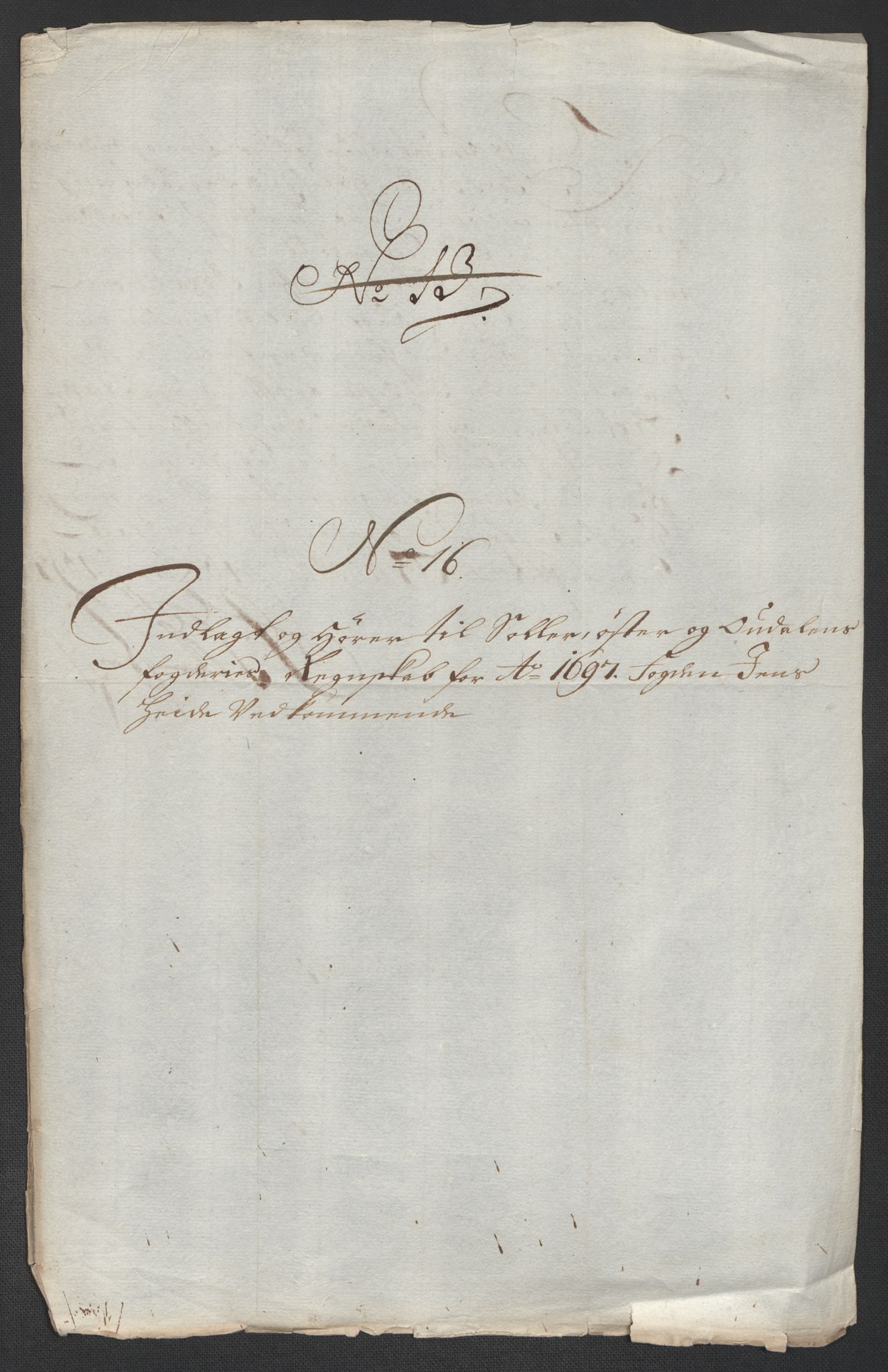 Rentekammeret inntil 1814, Reviderte regnskaper, Fogderegnskap, RA/EA-4092/R13/L0835: Fogderegnskap Solør, Odal og Østerdal, 1697, p. 241