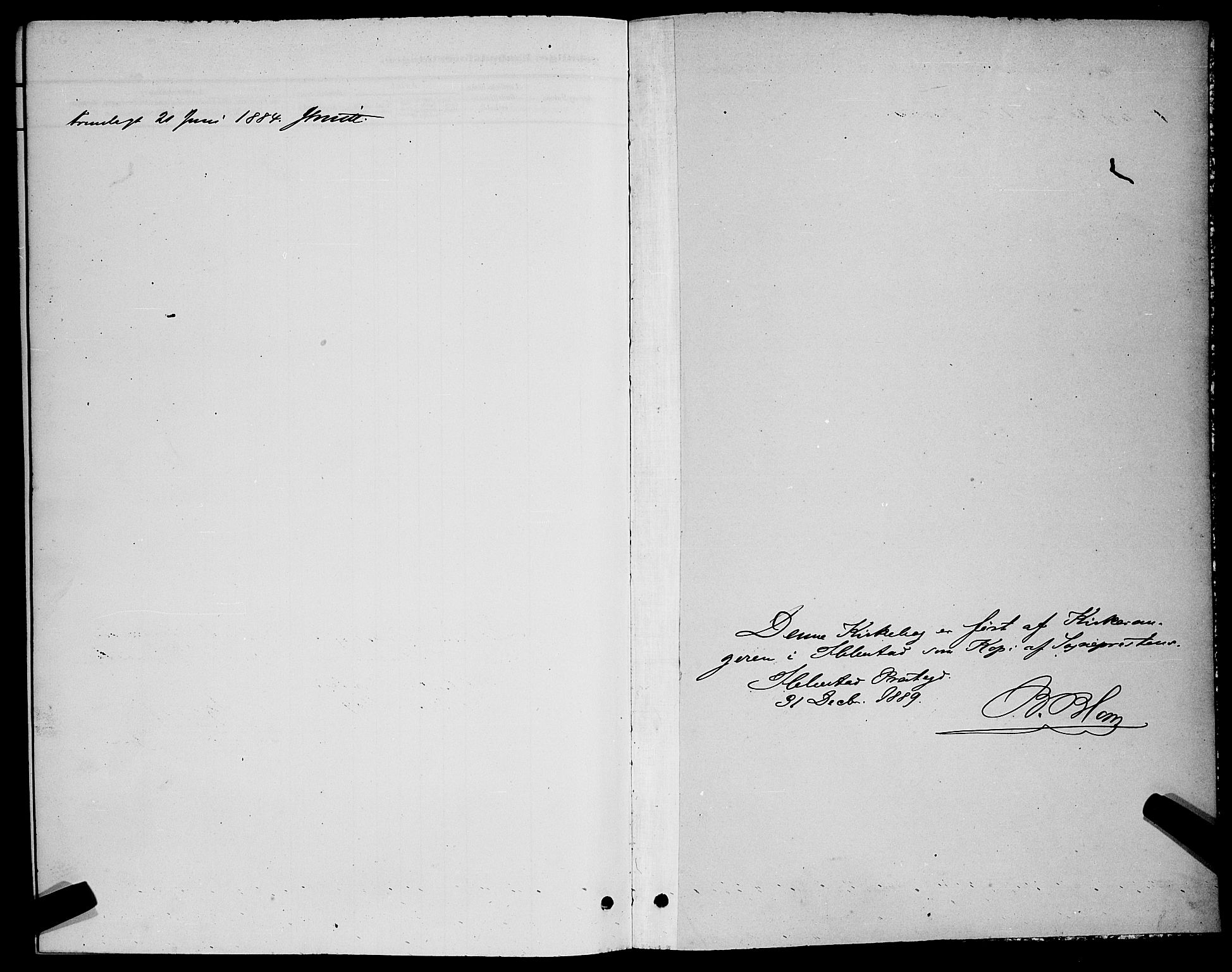 Ibestad sokneprestembete, AV/SATØ-S-0077/H/Ha/Hab/L0007klokker: Parish register (copy) no. 7, 1879-1889