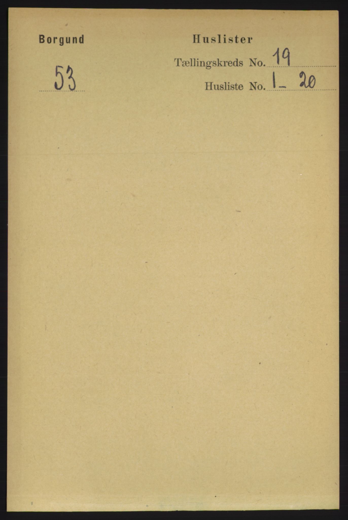 RA, 1891 census for 1531 Borgund, 1891, p. 5942