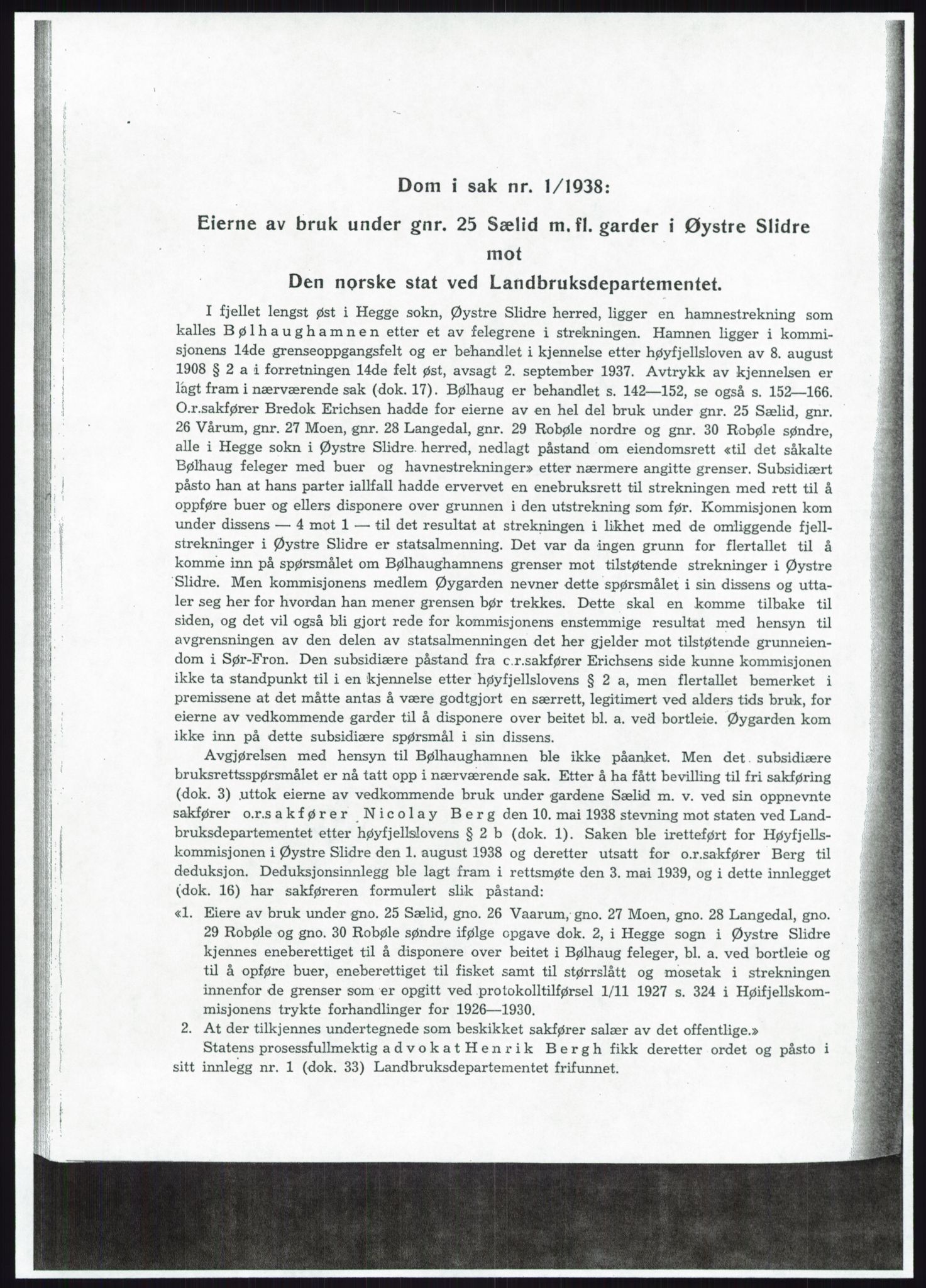 Høyfjellskommisjonen, AV/RA-S-1546/X/Xa/L0001: Nr. 1-33, 1909-1953, p. 5953