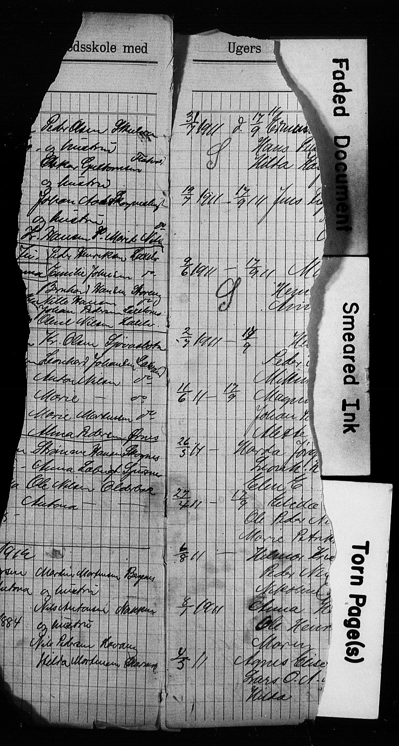 Lyngen sokneprestembete, AV/SATØ-S-1289/H/Ha/L0052/0001: Baptism register no. 52.1, 1895-1914