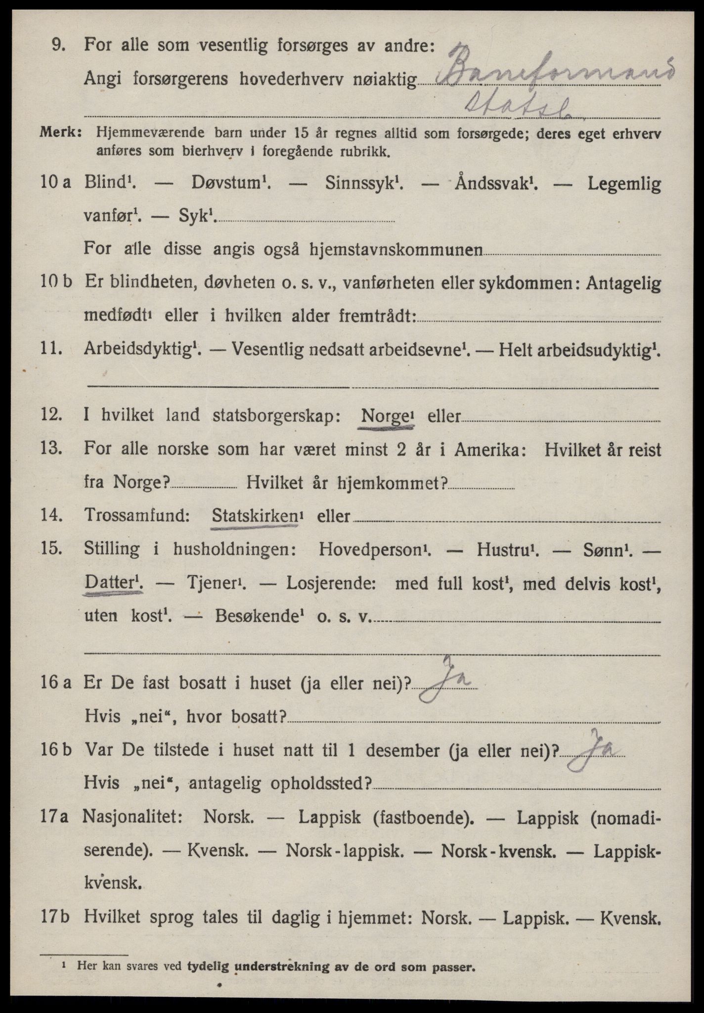 SAT, 1920 census for Støren, 1920, p. 3471