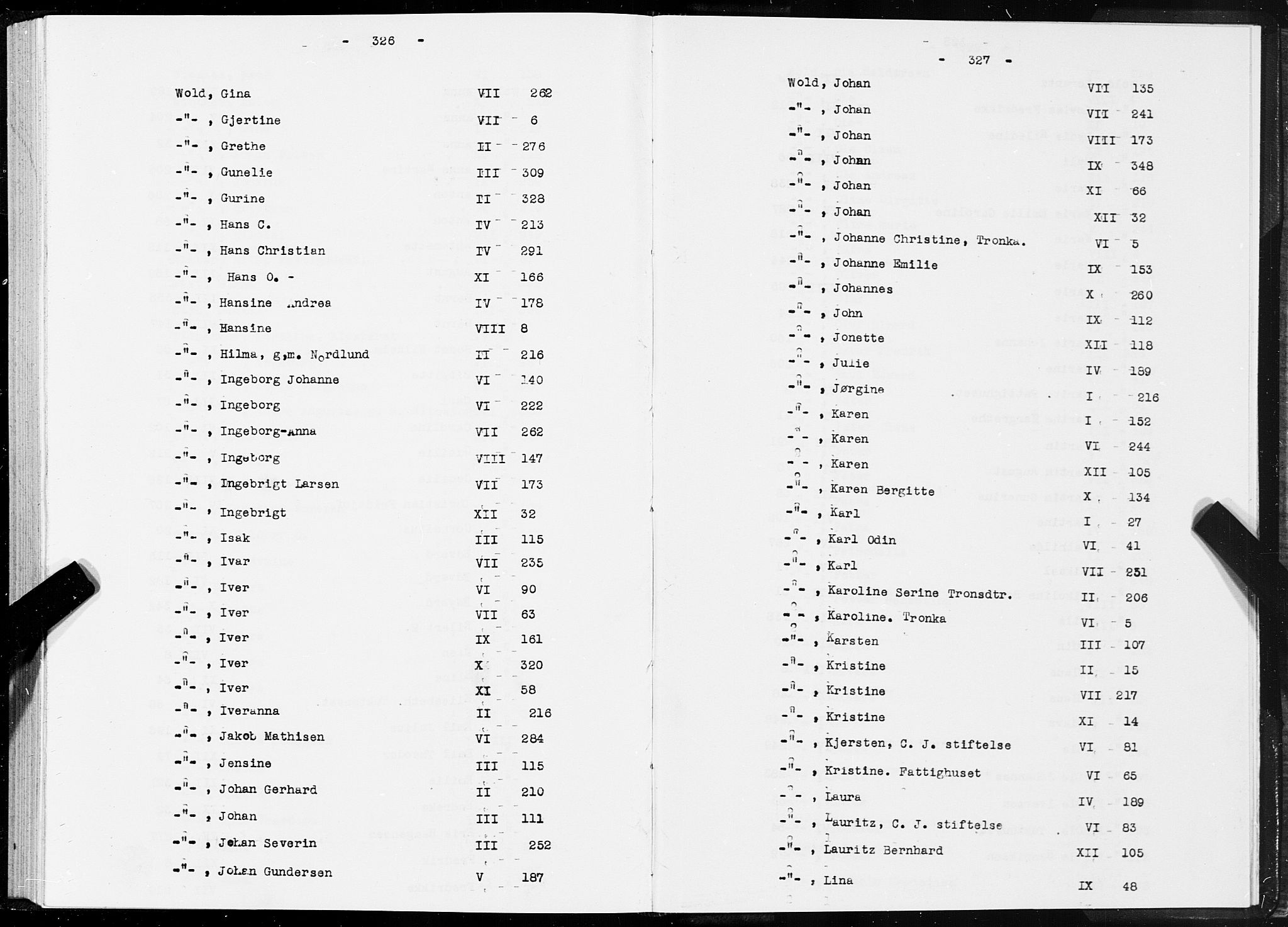 SAT, 1875 census for 1601 Trondheim, 1875, p. 326-327