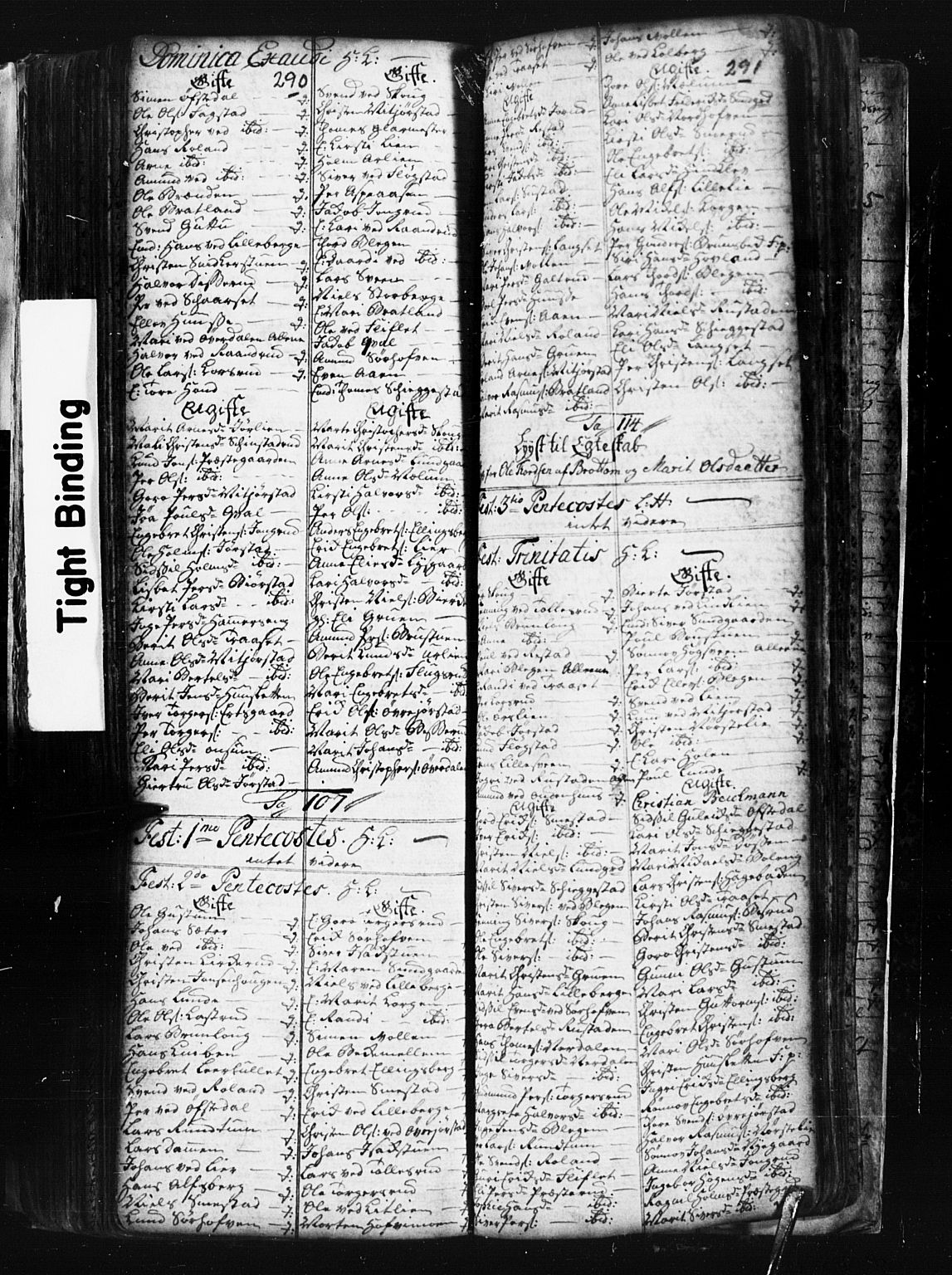 Fåberg prestekontor, SAH/PREST-086/H/Ha/Hab/L0001: Parish register (copy) no. 1, 1727-1767, p. 290-291