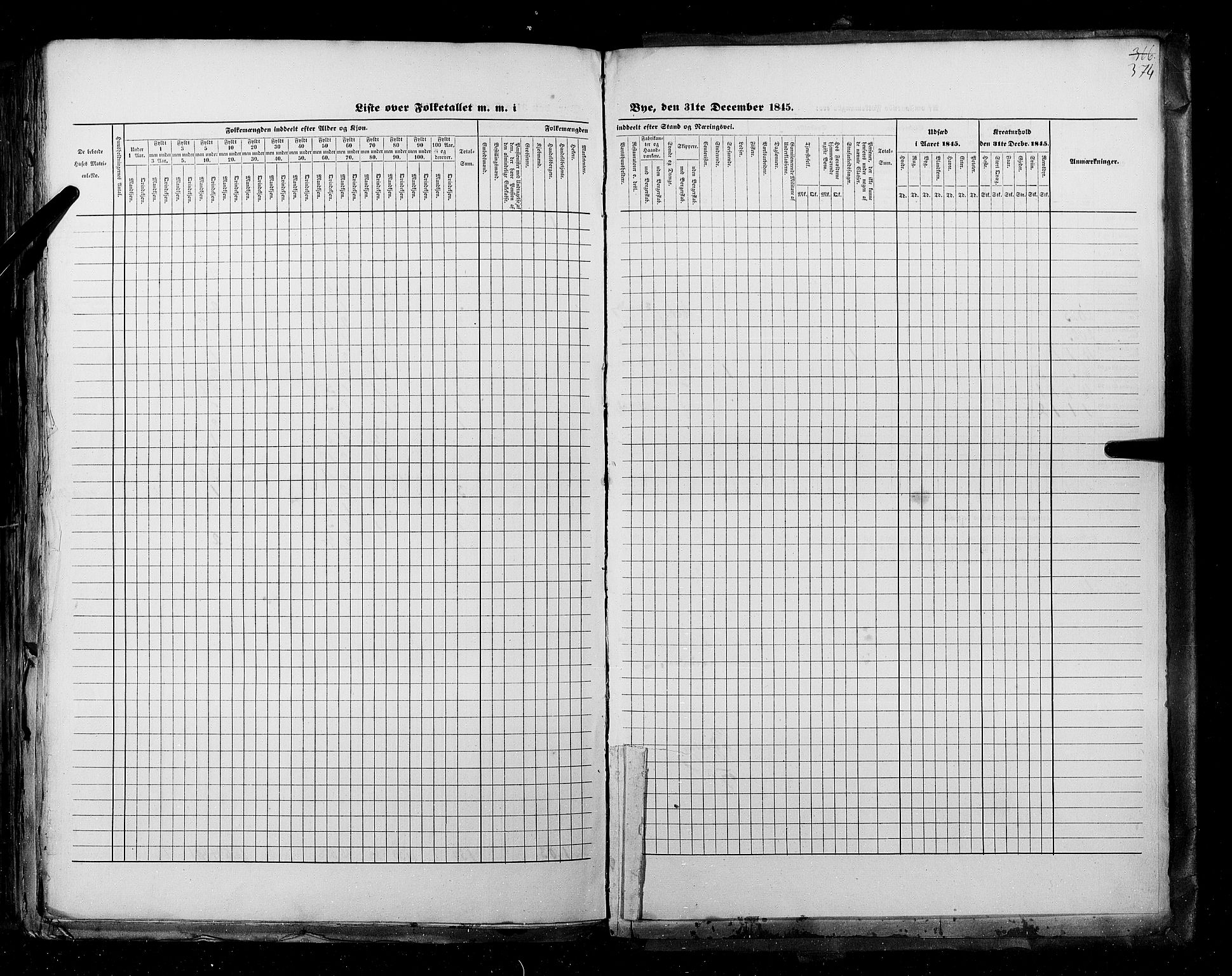 RA, Census 1845, vol. 11: Cities, 1845, p. 374