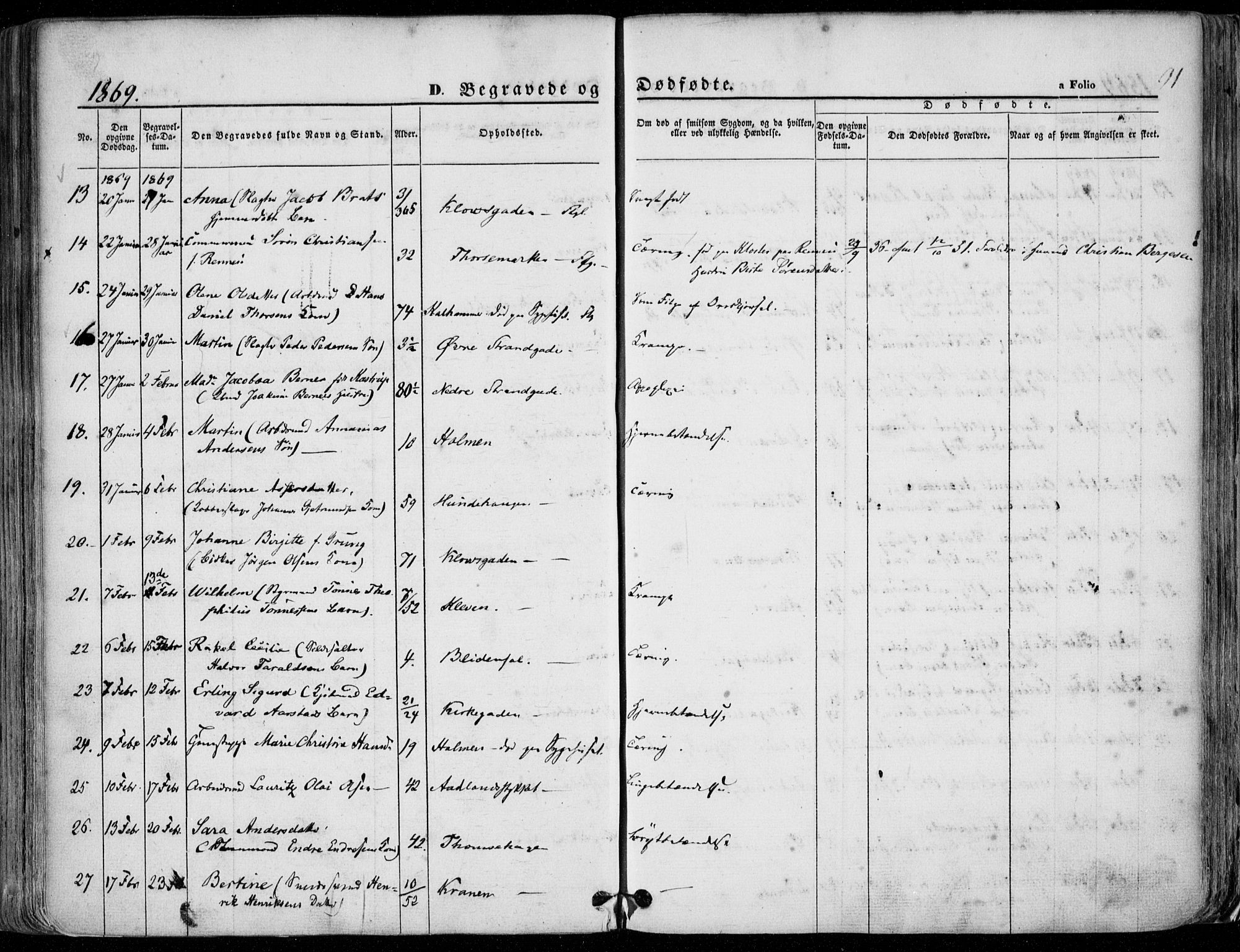 Domkirken sokneprestkontor, AV/SAST-A-101812/001/30/30BA/L0020: Parish register (official) no. A 19, 1858-1877, p. 91