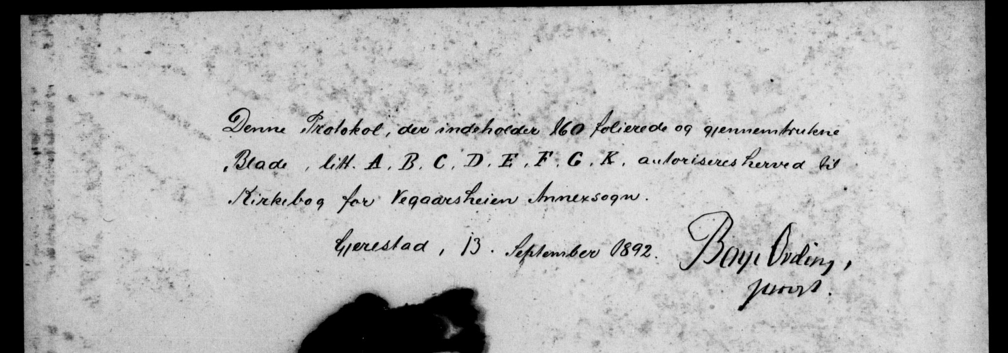 Gjerstad sokneprestkontor, AV/SAK-1111-0014/F/Fa/Fab/L0005: Parish register (official) no. A 5, 1891-1908