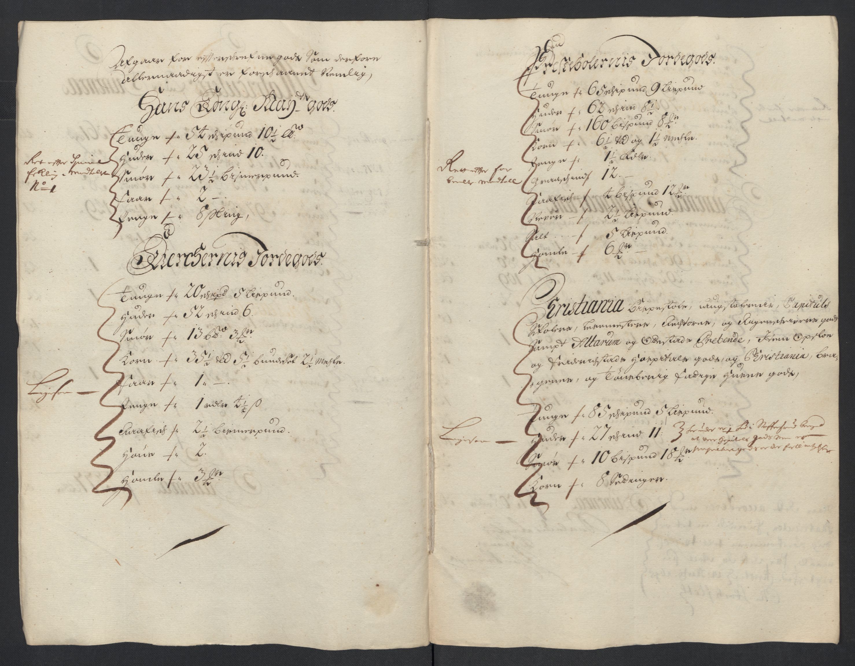 Rentekammeret inntil 1814, Reviderte regnskaper, Fogderegnskap, RA/EA-4092/R18/L1295: Fogderegnskap Hadeland, Toten og Valdres, 1697, p. 224