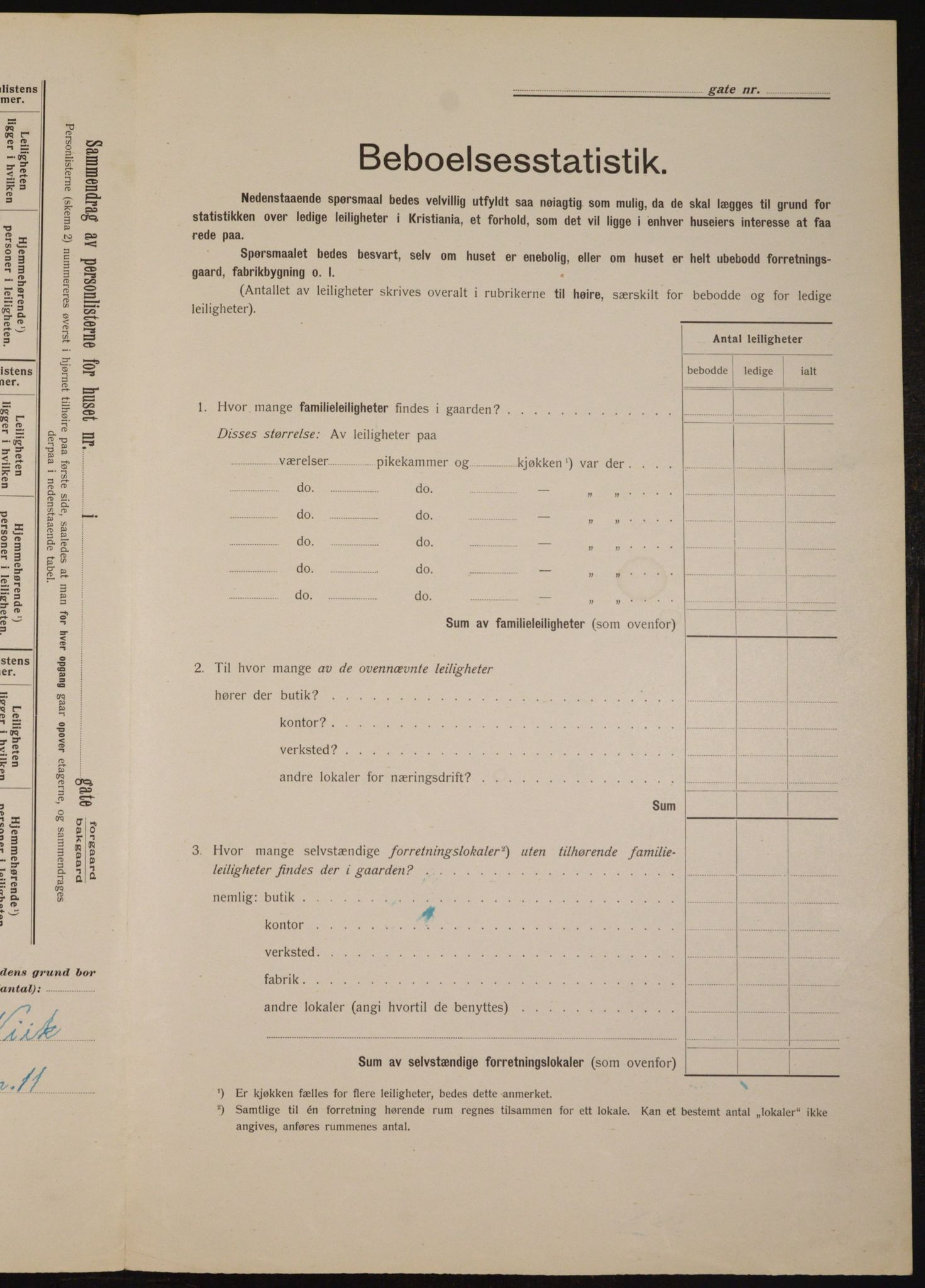OBA, Municipal Census 1912 for Kristiania, 1912, p. 7999