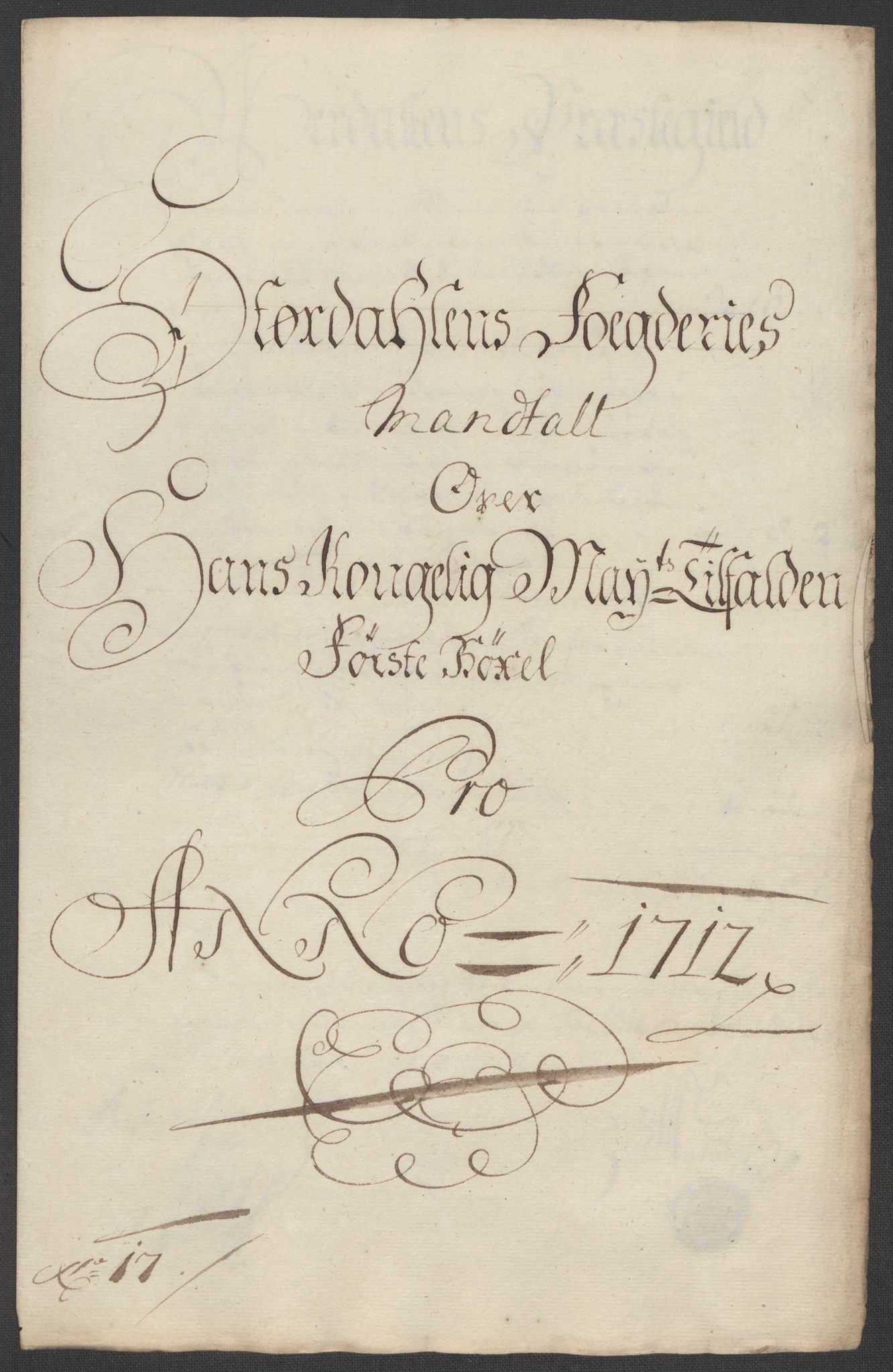 Rentekammeret inntil 1814, Reviderte regnskaper, Fogderegnskap, RA/EA-4092/R62/L4202: Fogderegnskap Stjørdal og Verdal, 1712, p. 212