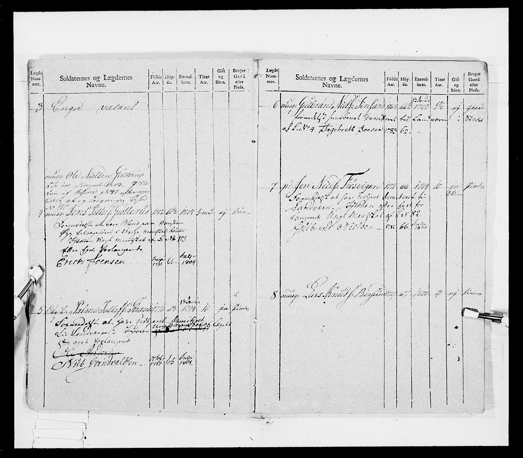 Generalitets- og kommissariatskollegiet, Det kongelige norske kommissariatskollegium, AV/RA-EA-5420/E/Eh/L0041: 1. Akershusiske nasjonale infanteriregiment, 1804-1808, p. 270