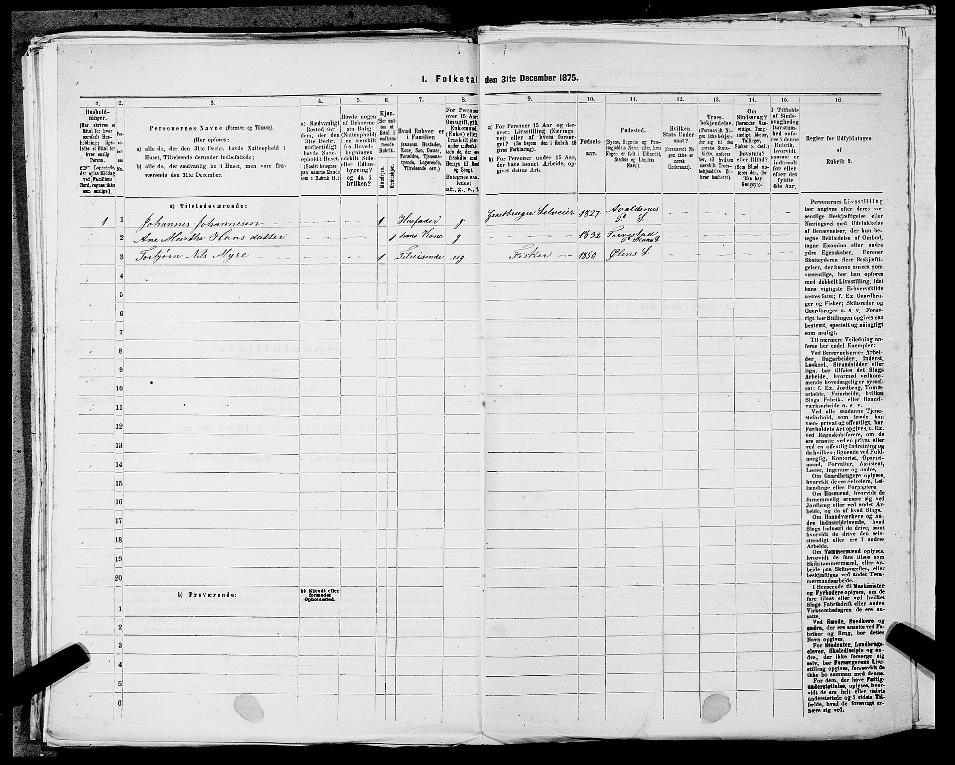 SAST, 1875 census for 1152L Torvastad/Torvastad, Skåre og Utsira, 1875, p. 631