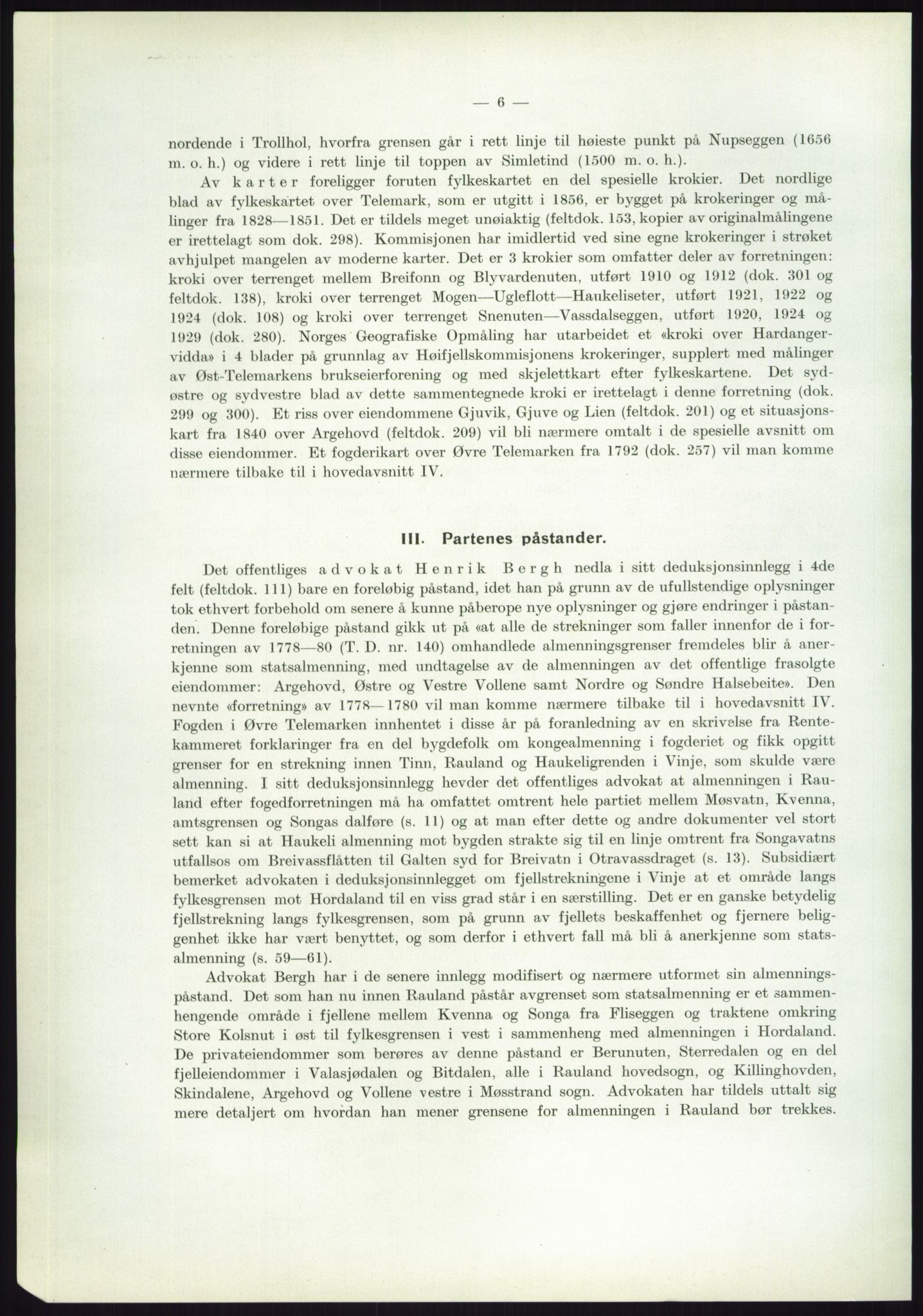 Høyfjellskommisjonen, AV/RA-S-1546/X/Xa/L0001: Nr. 1-33, 1909-1953, p. 1775