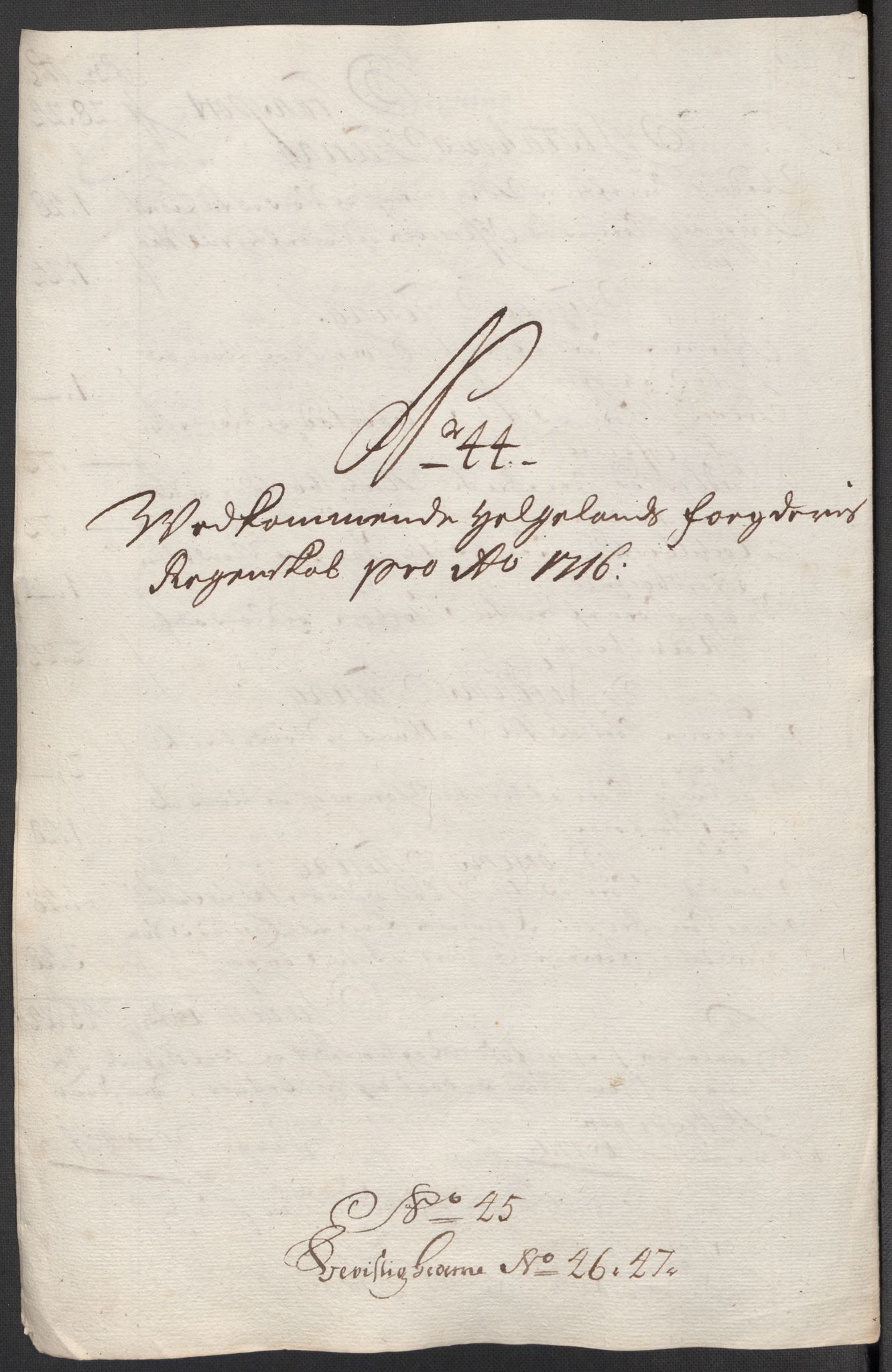 Rentekammeret inntil 1814, Reviderte regnskaper, Fogderegnskap, RA/EA-4092/R65/L4514: Fogderegnskap Helgeland, 1716, p. 299