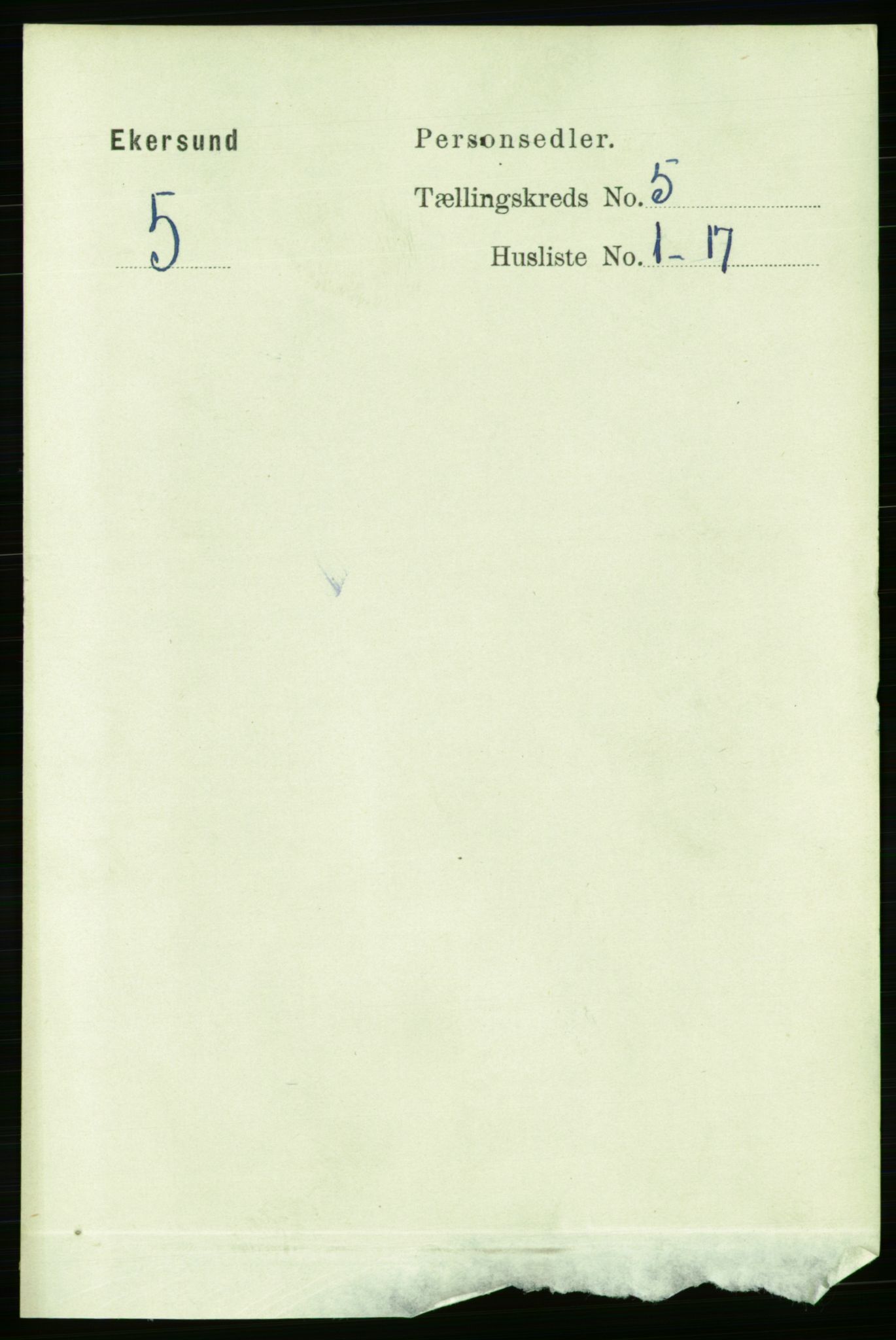 RA, 1891 census for 1101 Egersund, 1891, p. 759