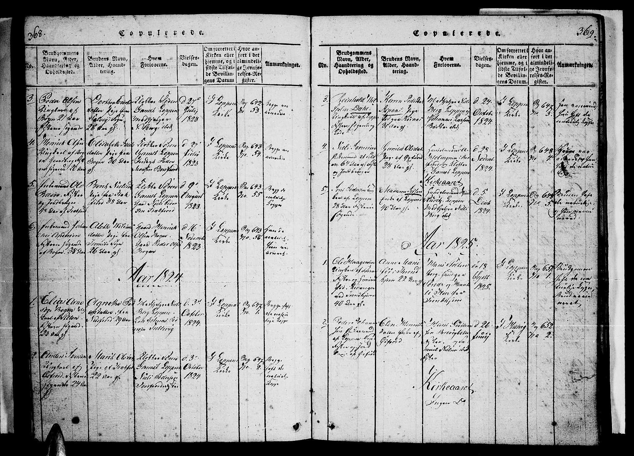 Loppa sokneprestkontor, SATØ/S-1339/H/Ha/L0003kirke: Parish register (official) no. 3, 1820-1848, p. 368-369