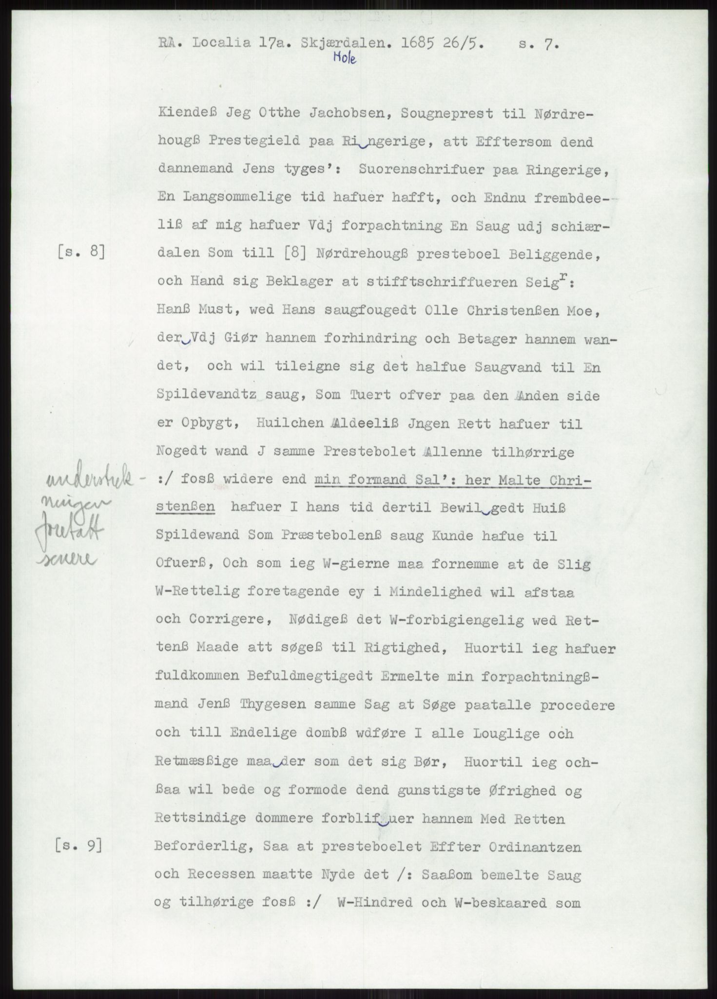 Samlinger til kildeutgivelse, Diplomavskriftsamlingen, AV/RA-EA-4053/H/Ha, p. 777