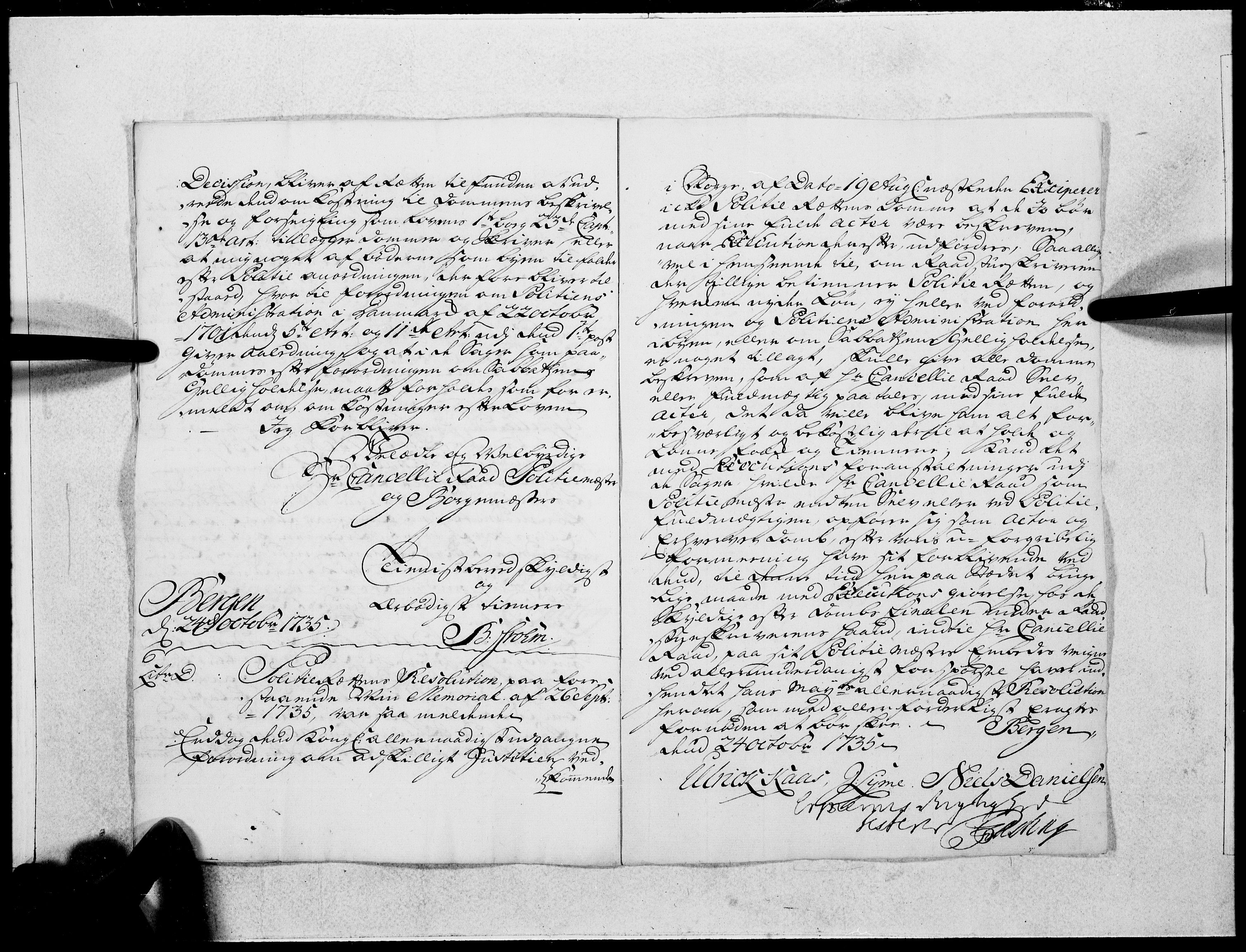 Danske Kanselli 1572-1799, AV/RA-EA-3023/F/Fc/Fcc/Fcca/L0122: Norske innlegg 1572-1799, 1736, p. 28