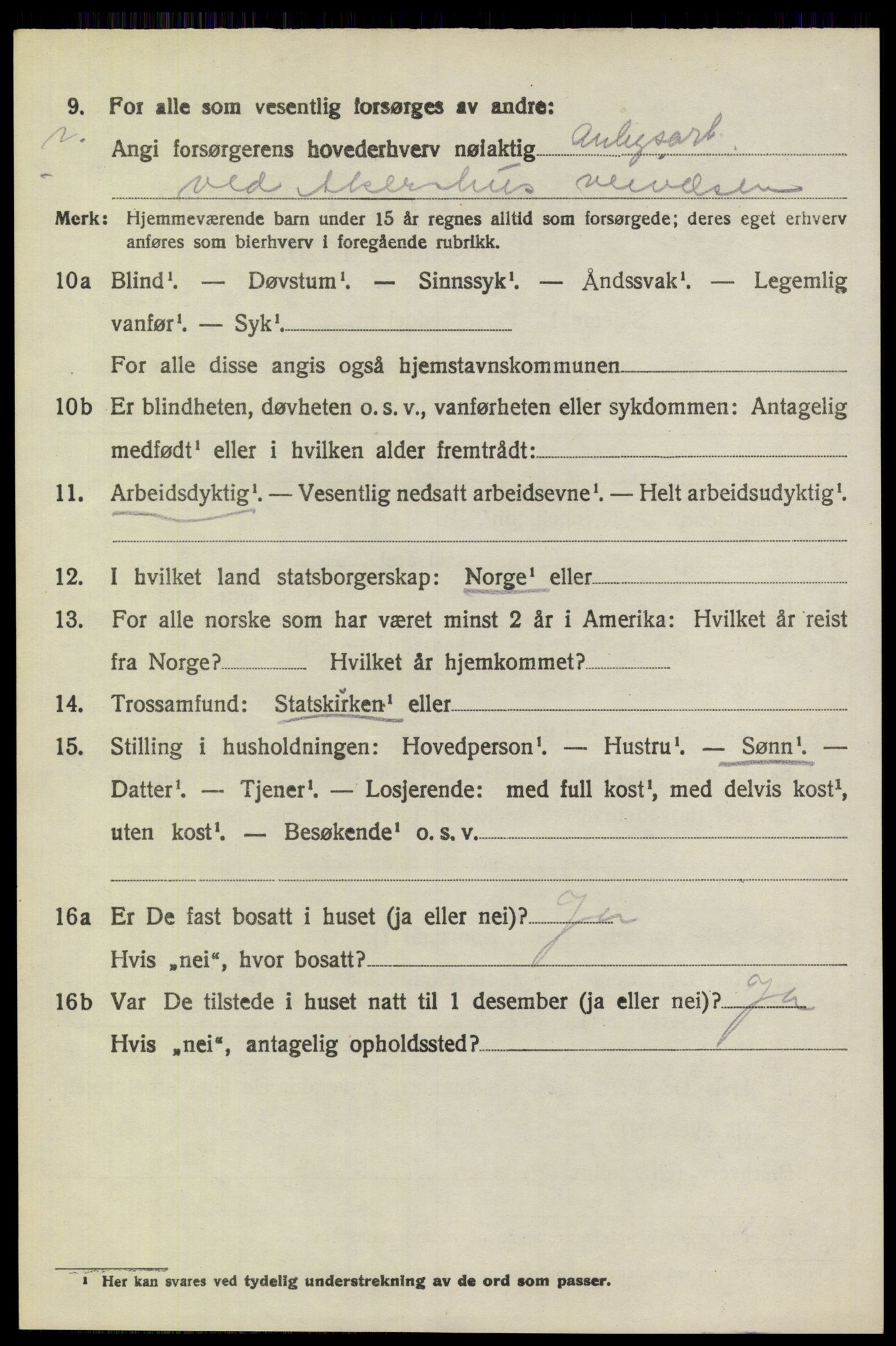 SAO, 1920 census for Setskog, 1920, p. 1301