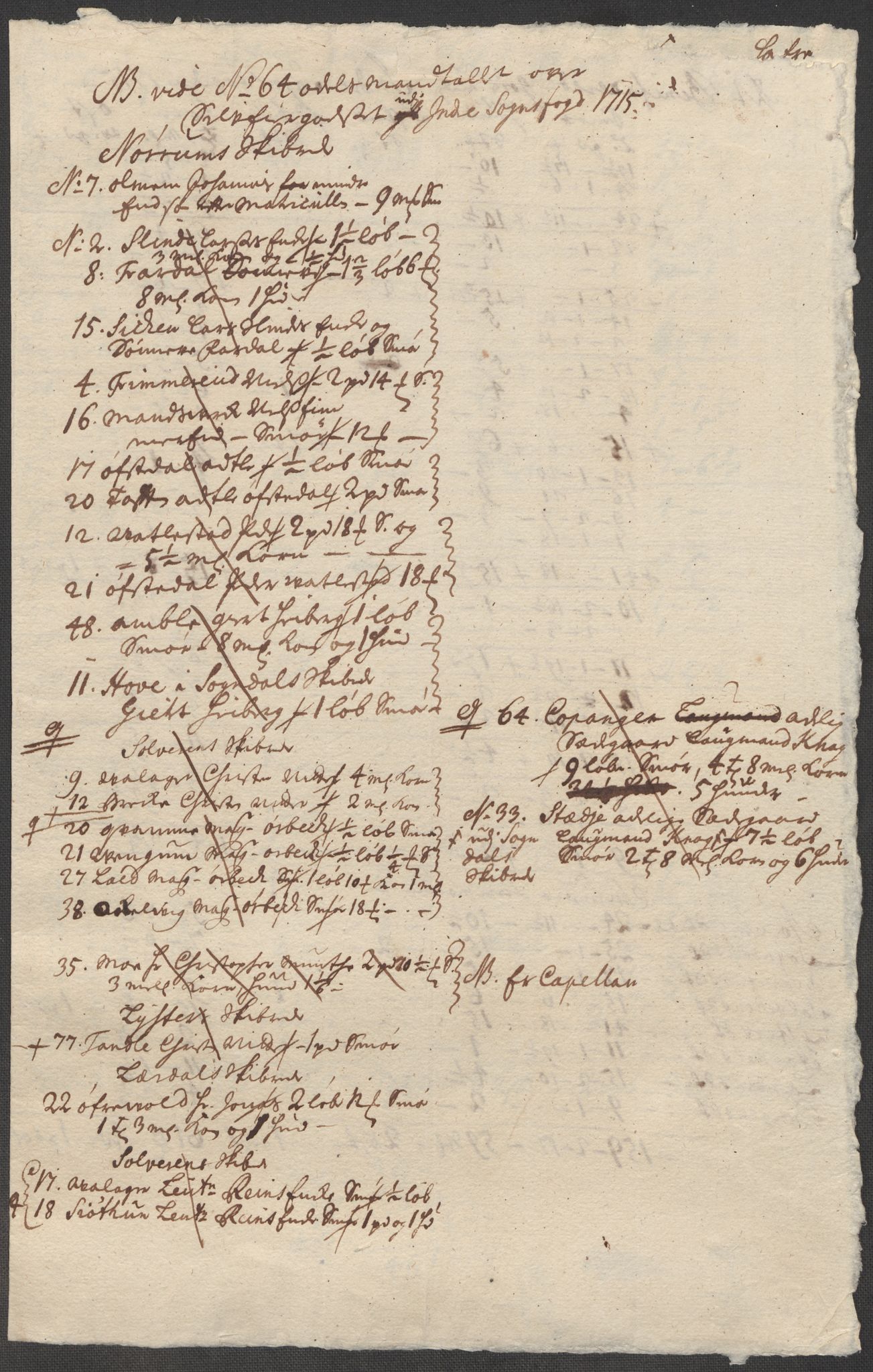 Rentekammeret inntil 1814, Reviderte regnskaper, Fogderegnskap, AV/RA-EA-4092/R52/L3320: Fogderegnskap Sogn, 1715-1716, p. 314