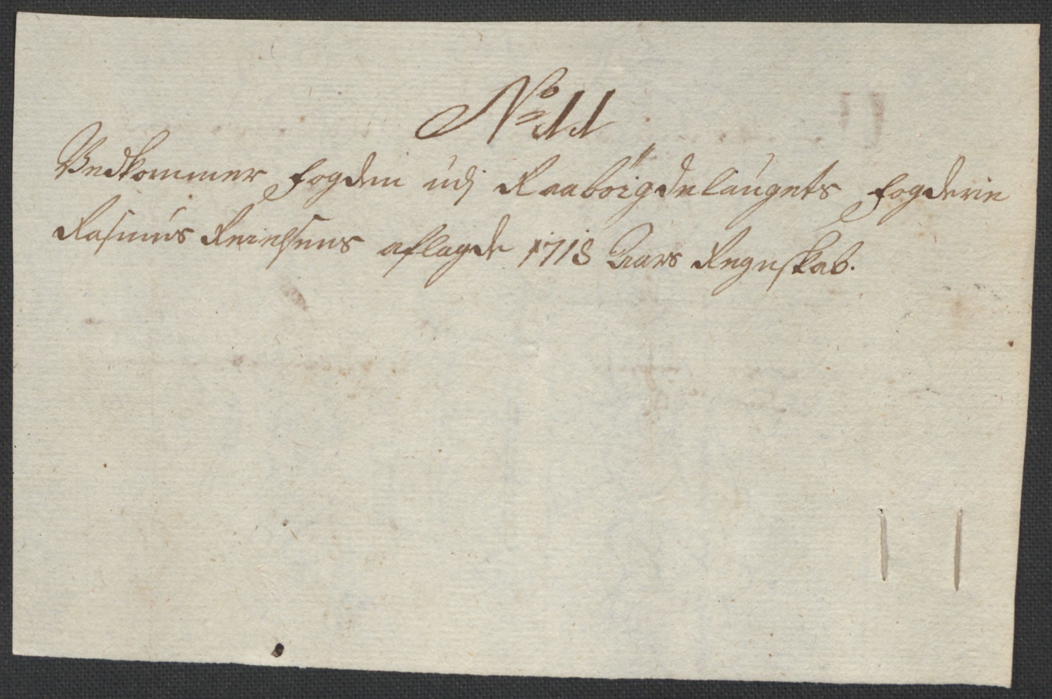 Rentekammeret inntil 1814, Reviderte regnskaper, Fogderegnskap, AV/RA-EA-4092/R40/L2453: Fogderegnskap Råbyggelag, 1718-1719, p. 107