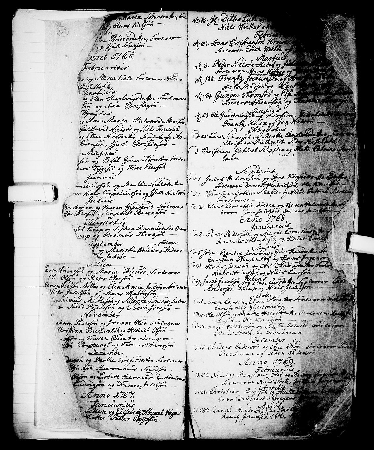 Skien kirkebøker, SAKO/A-302/G/Ga/L0001: Parish register (copy) no. 1, 1756-1791, p. 21